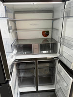 Haier 623L Quad Door Refrigerator with Ice and Water Black HRF680YPC | MELBOURNE