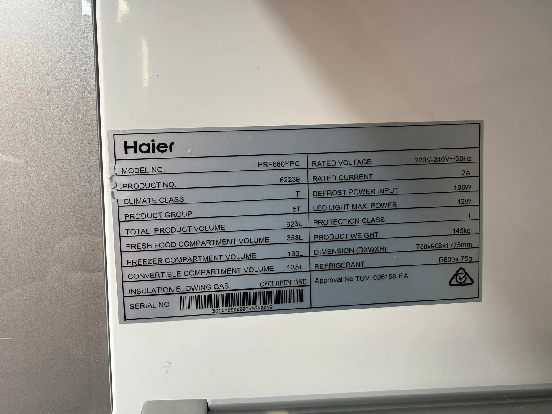 Haier 623L Quad Door Refrigerator with Ice and Water Black HRF680YPC | MELBOURNE