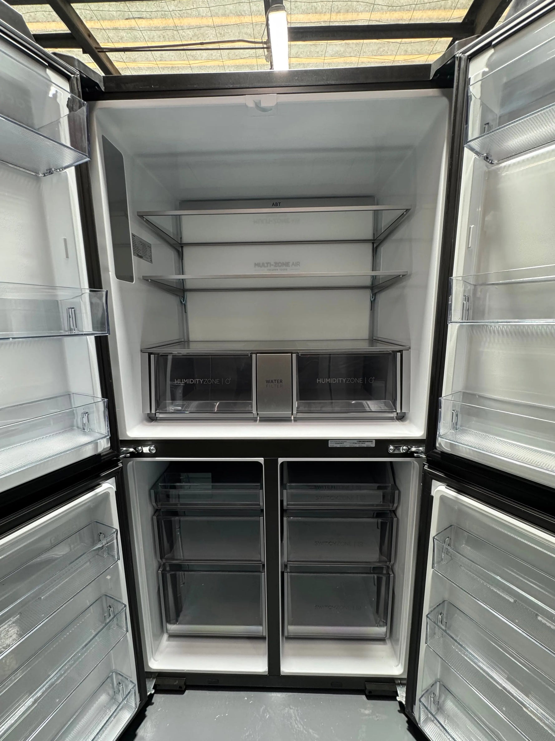 Haier 623L Quad Door Refrigerator with Ice and Water Black HRF680YPC | SYDNEY