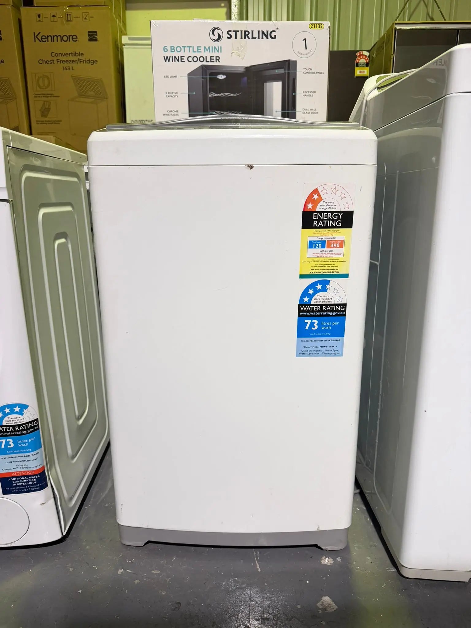 Haier 6kg Top Load Washing Machine White – HWT60AWI – Refurbished | BRISBANE