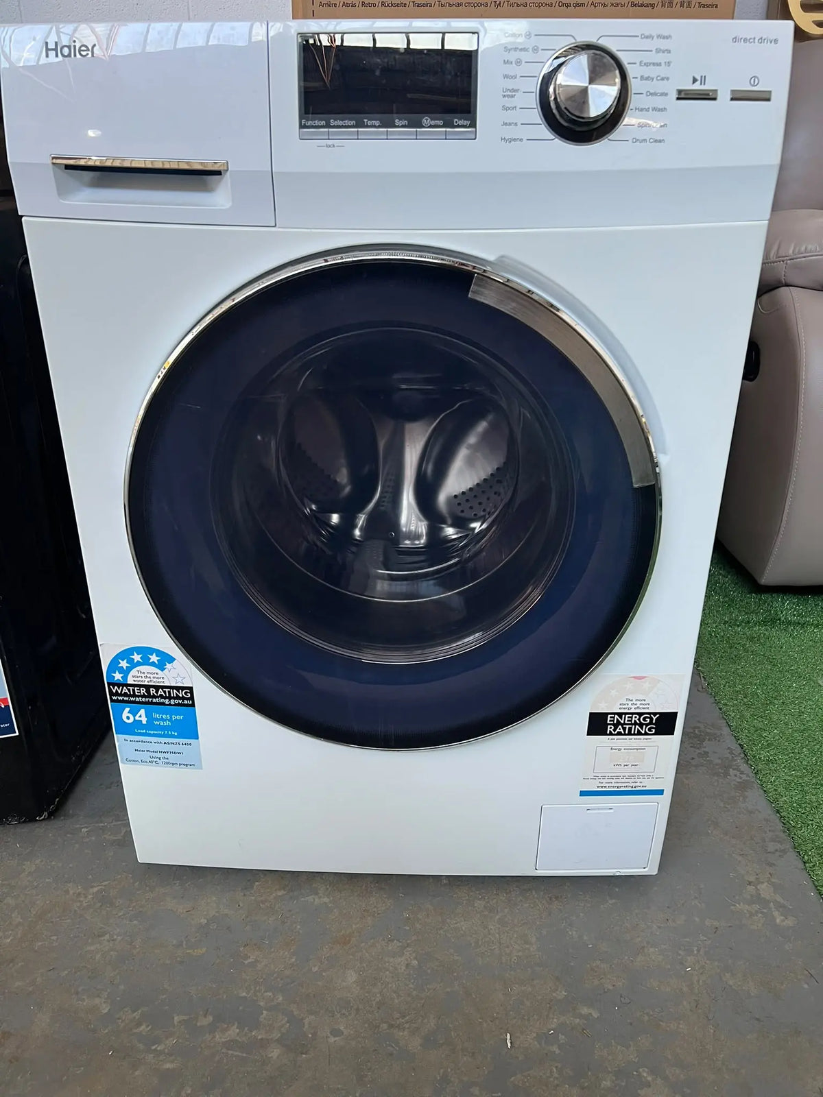Haier 7.5kg Front Load Washer – Refurbished | BRISBANE