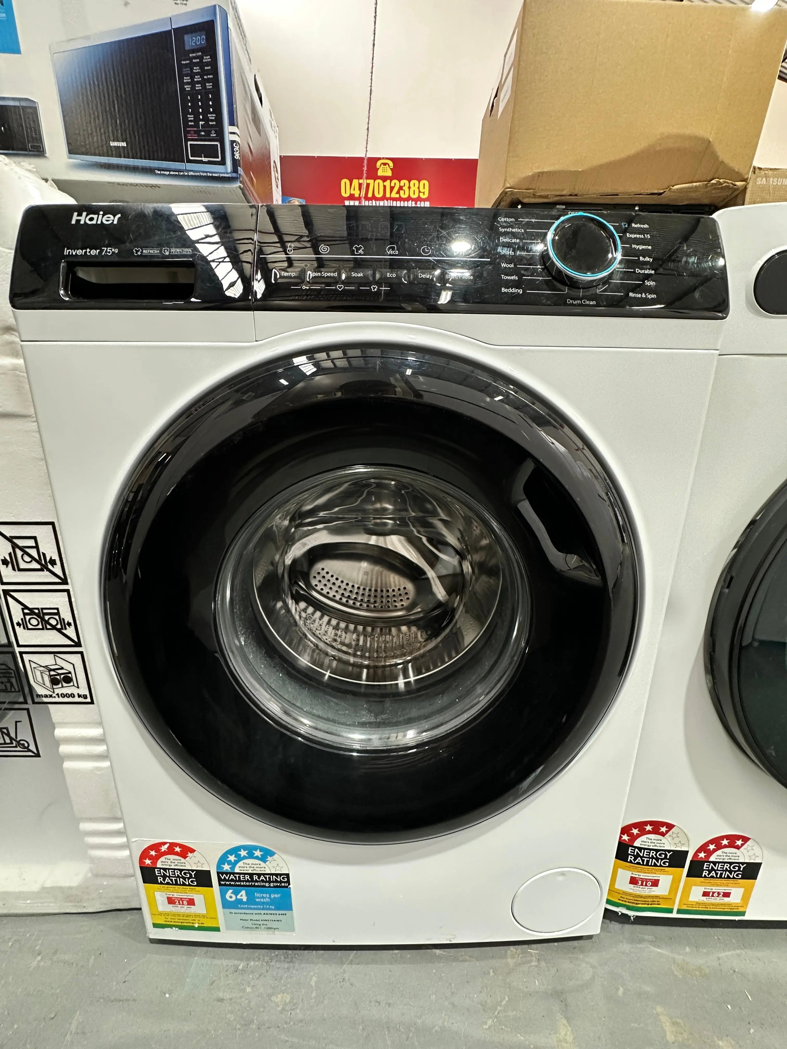 Haier 7.5kg Front Load Washing Machine – Refurbished | ADELAIDE