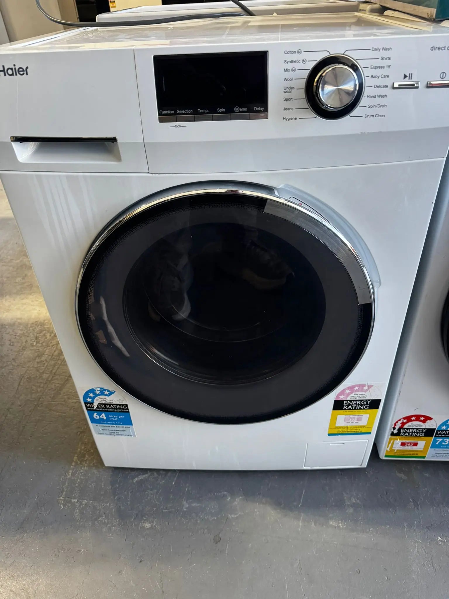 Haier 7.5kg Front Load Washing Machine – Refurbished | Compact & Efficient Washer | PERTH