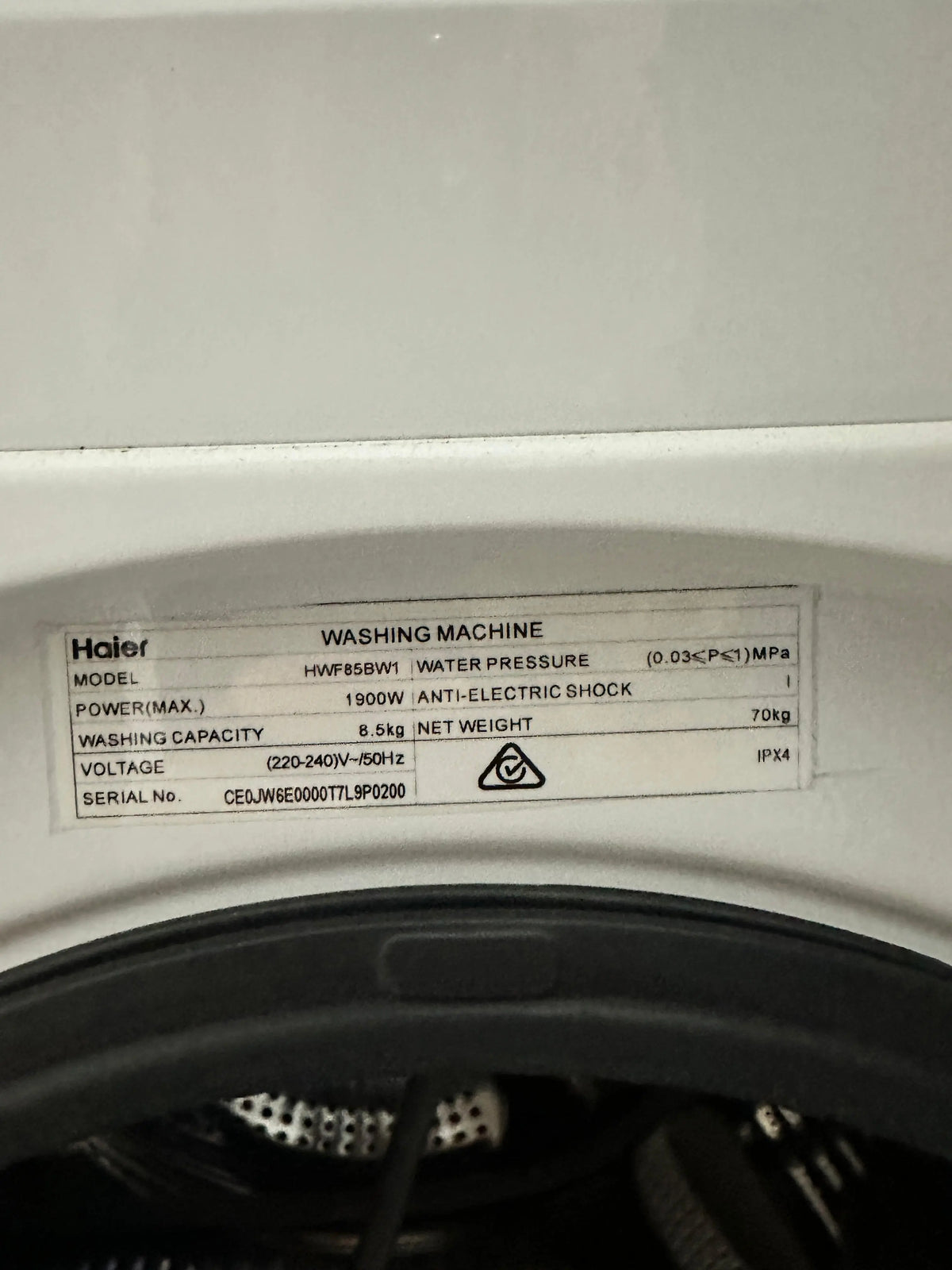 Haier 8.5kg Front Load Washing Machine – Refurbished | PERTH