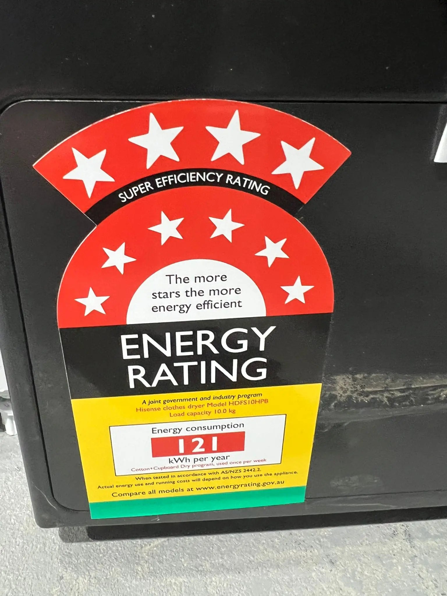 Hisense 10 Kgs Heat Pump Dryer HDFS10HPB | ADELAIDE