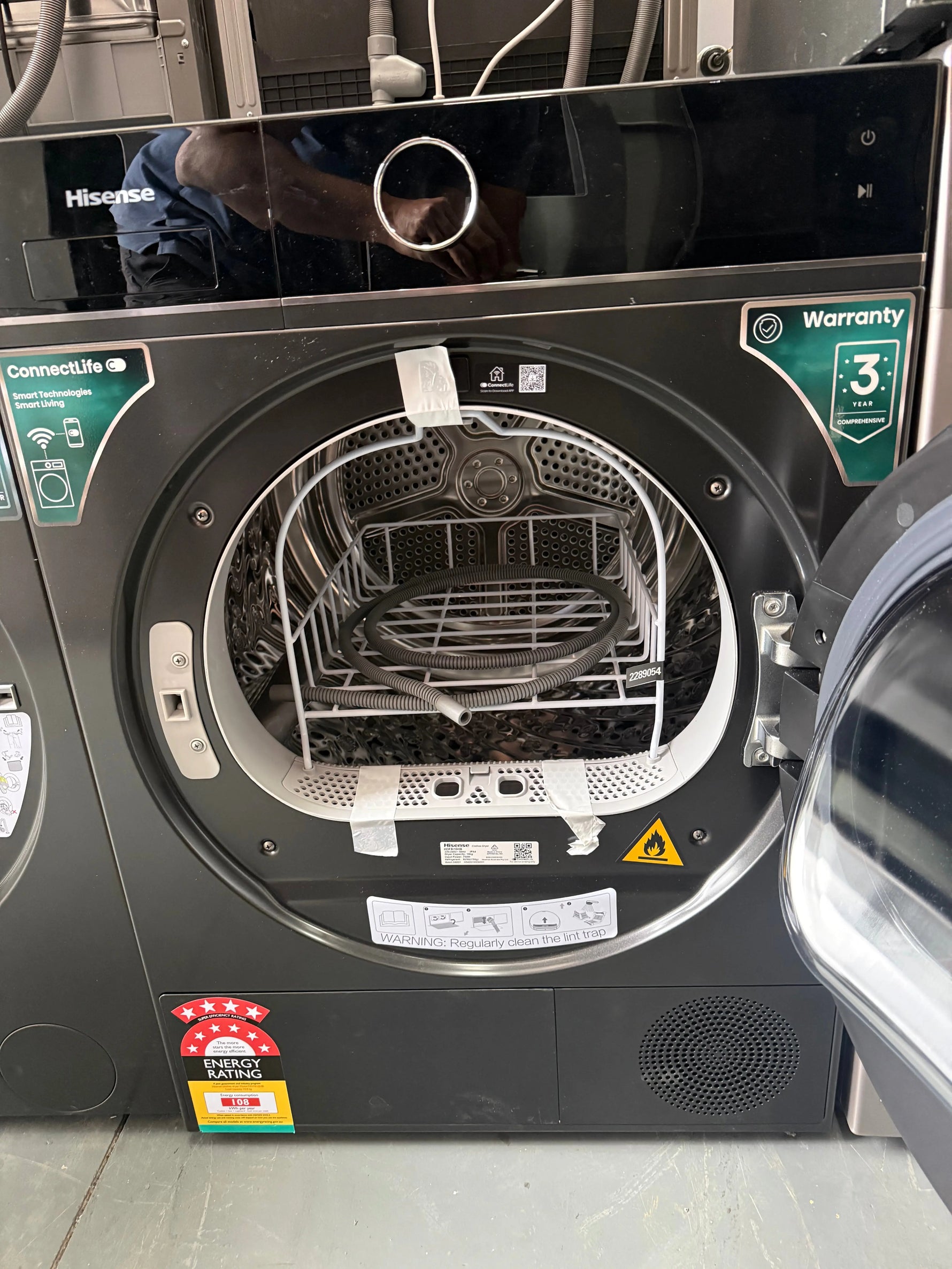 Hisense 10kg Front Load Washer + 10kg Heat Pump Dryer – Factory Seconds | HWF8I1015B + HDF8I10HB | MELBOURNE