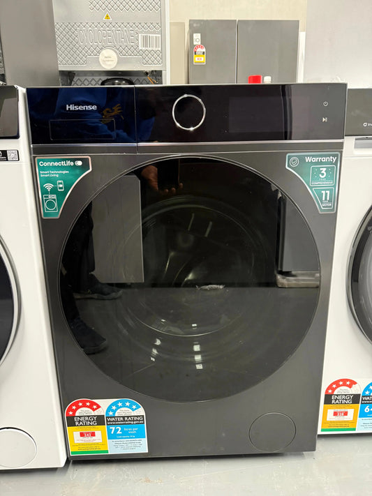 Hisense 10kg Front Load Washer – Near to New Condition | HWF8I1015B | MELBOURNE