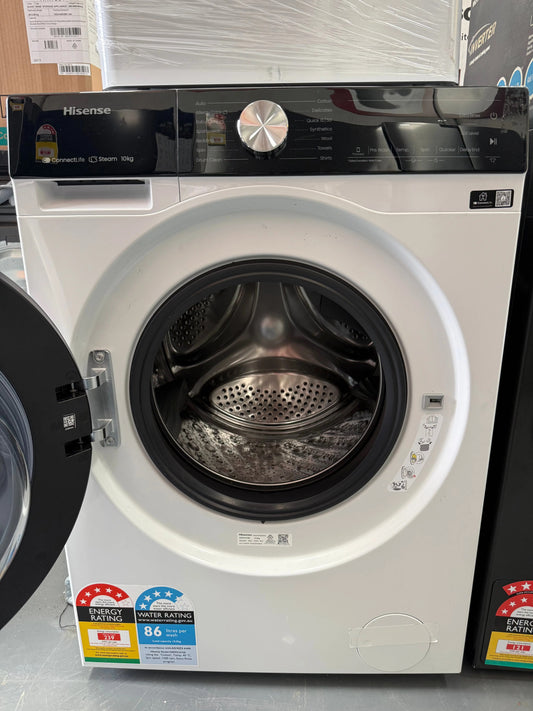 Hisense 10kg Front Load Washer – Near to New Condition | HWFS1015E | MELBOURNE