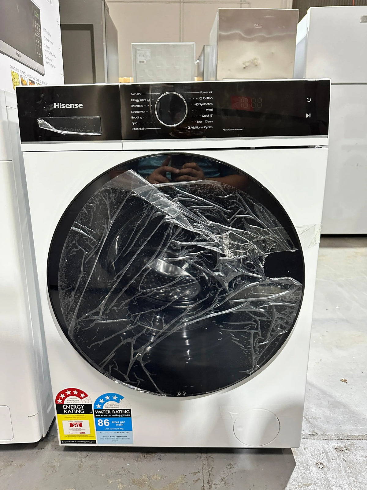 Hisense 10kg Front Load Washing Machine – Factory Second | ADELAIDE