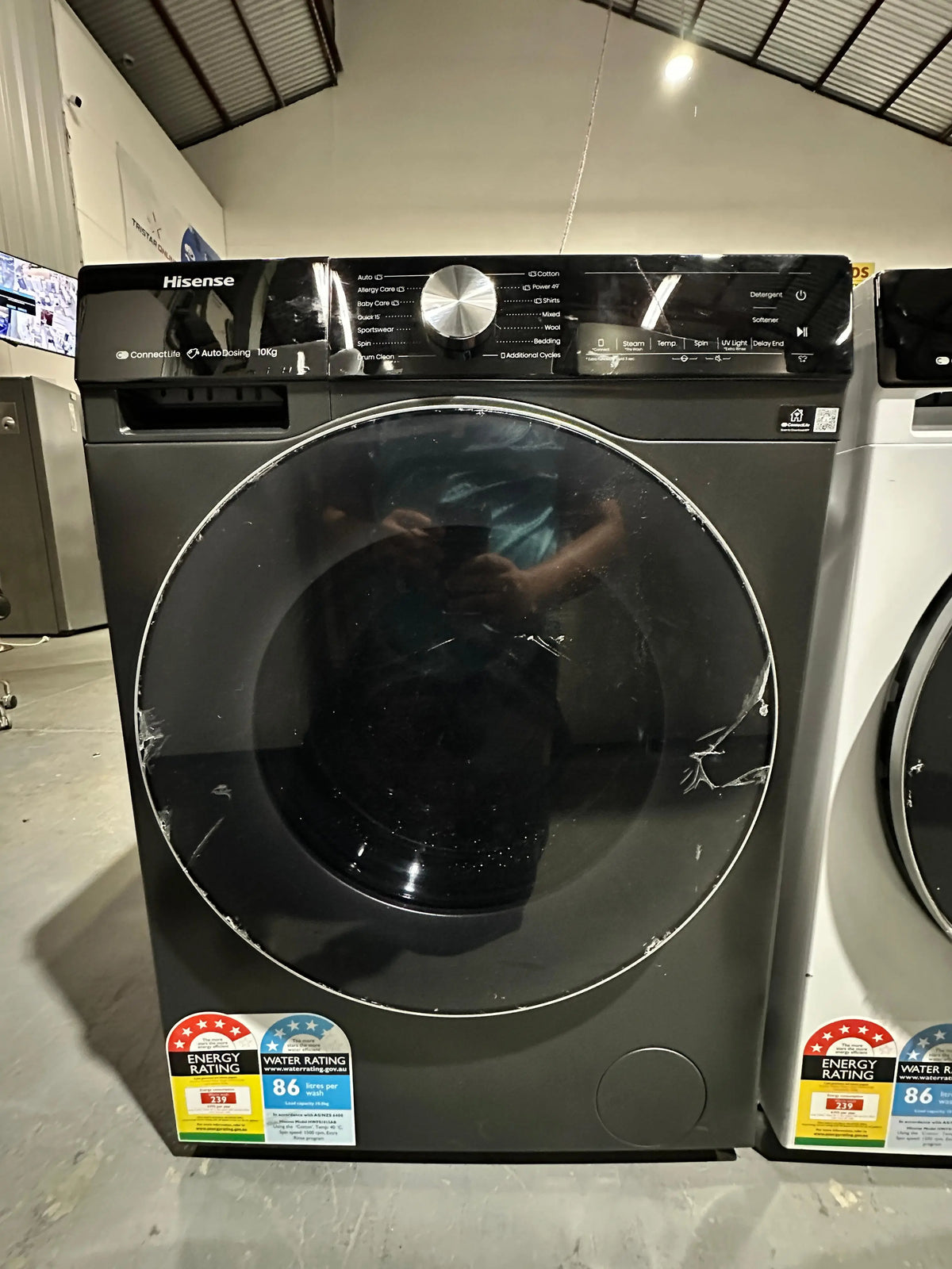 Hisense 10kg Front Load Washing Machine – Factory Second | ADELAIDE