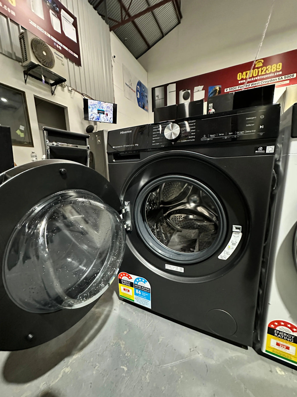 Hisense 10kg Front Load Washing Machine – Factory Second | ADELAIDE