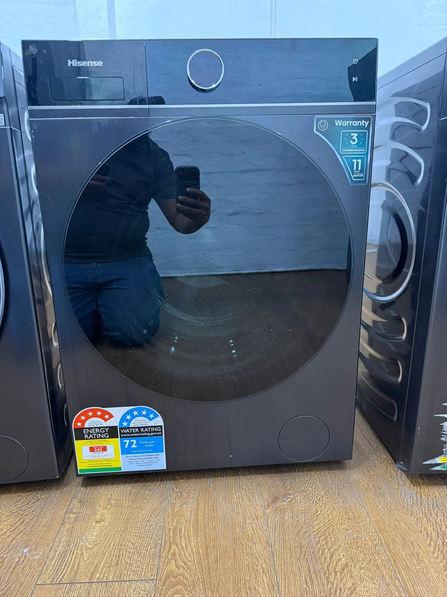 Hisense 10kg Front Load Washing Machine – HWF8I1015B | Refurbished | Reservoir