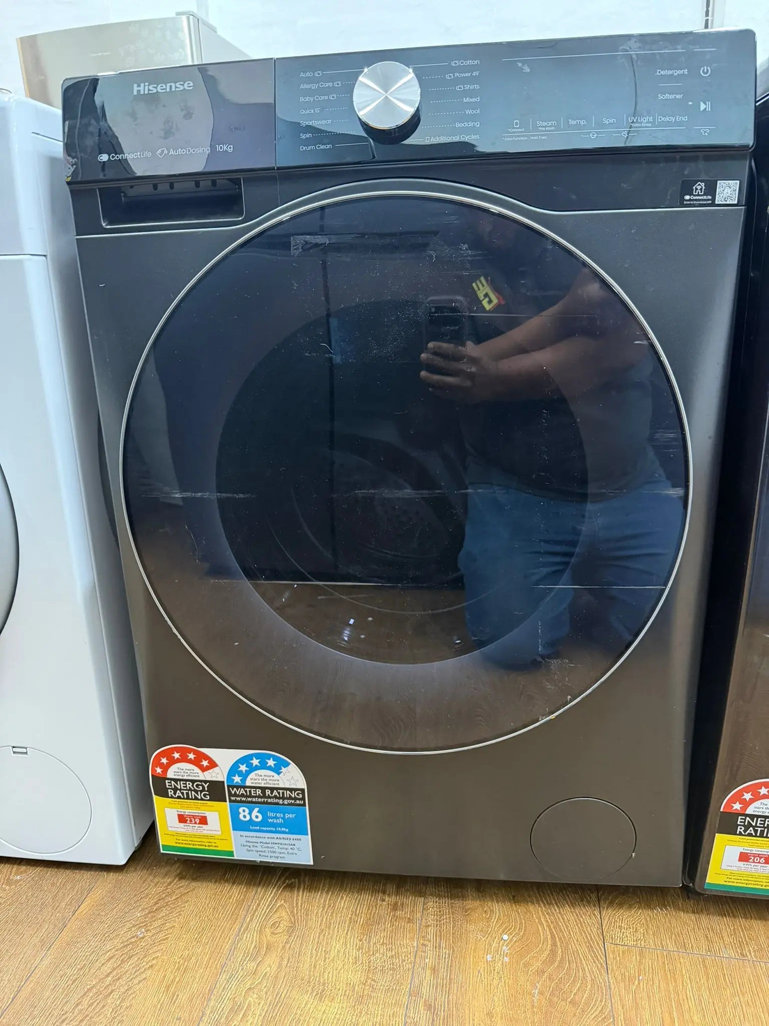 Hisense 10kg Front Load Washing Machine – HWFS1015AB | Factory Seconds | Reservoir