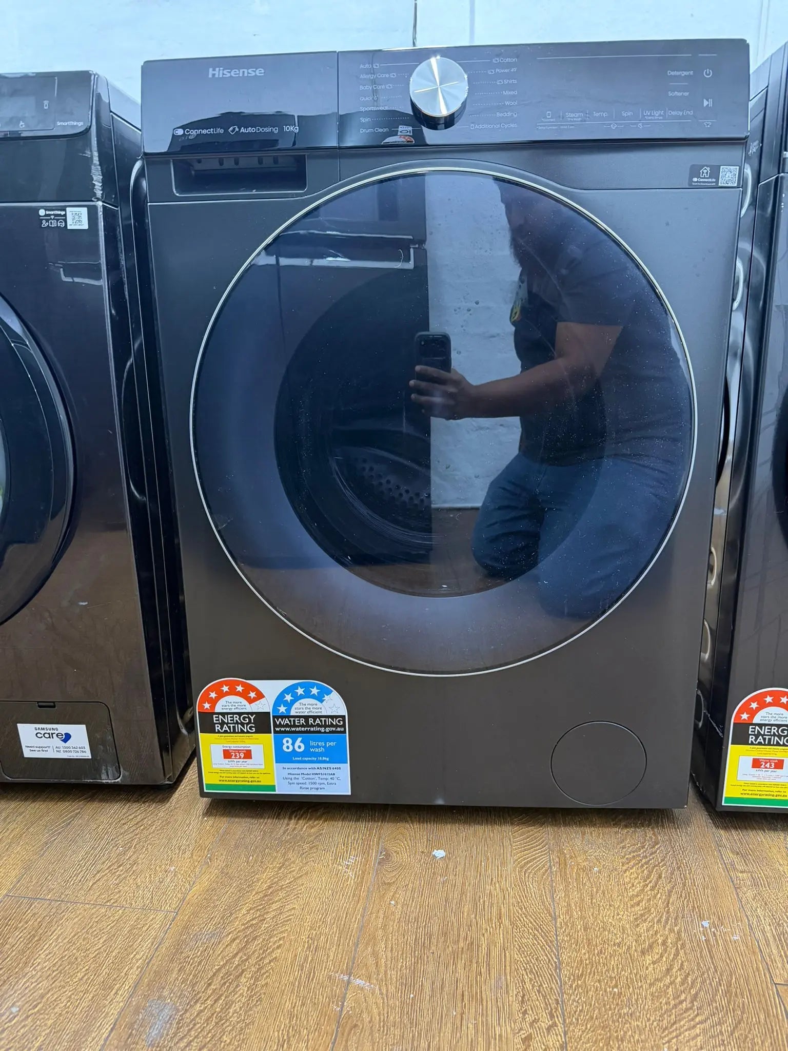 Hisense 10kg Front Load Washing Machine – HWFS1015AB | Refurbished | Reservoir