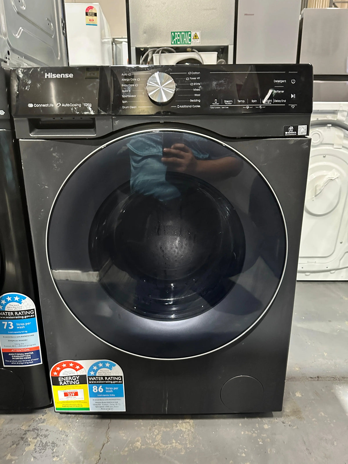 Hisense 10kg Front Load Washing Machine – Near New | ADELAIDE