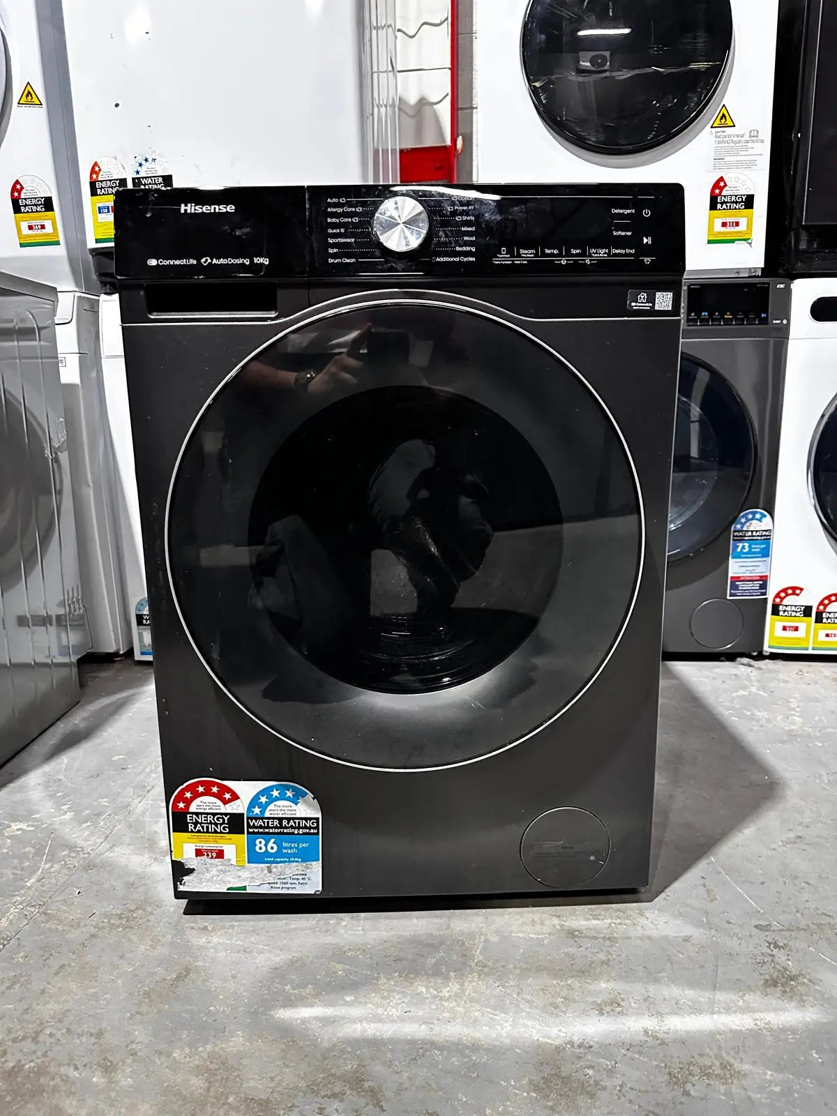 Hisense 10kg Front Load Washing Machine – Refurbished | ADELAIDE