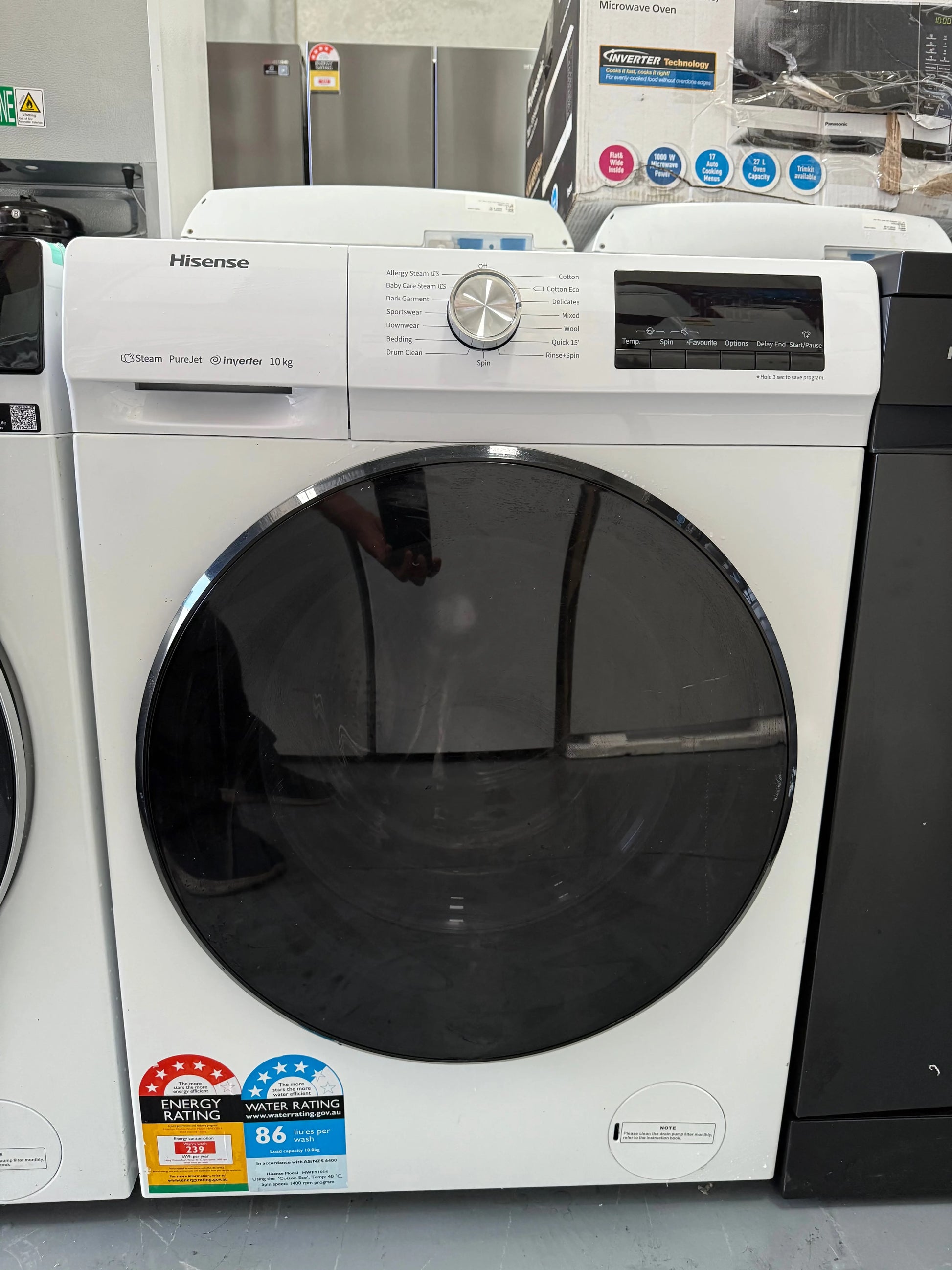 Hisense 10kg Front Load Washing Machine – Refurbished | HEFY1014 | MELBOURNE