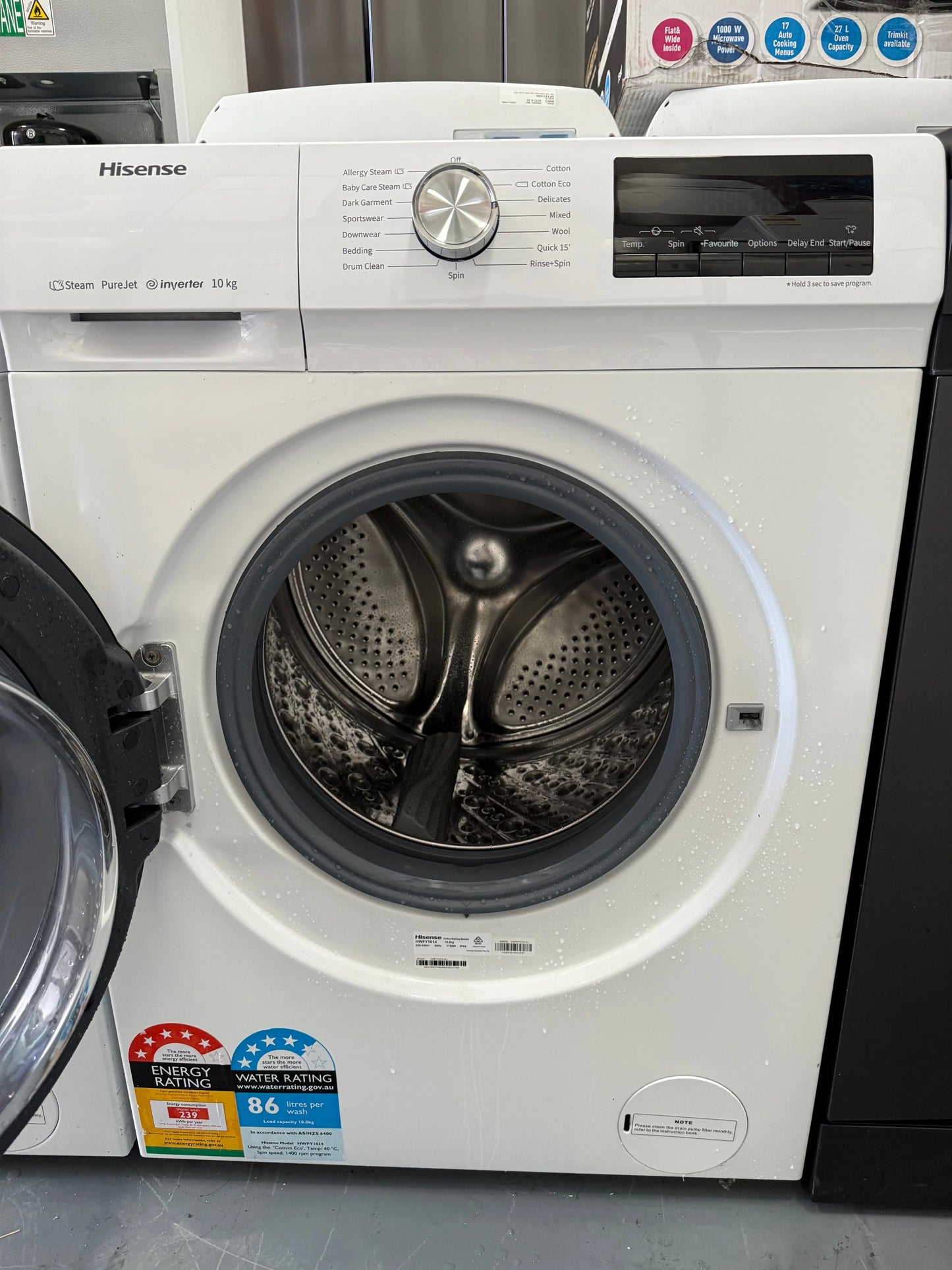 Hisense 10kg Front Load Washing Machine – Refurbished | HEFY1014 | MELBOURNE