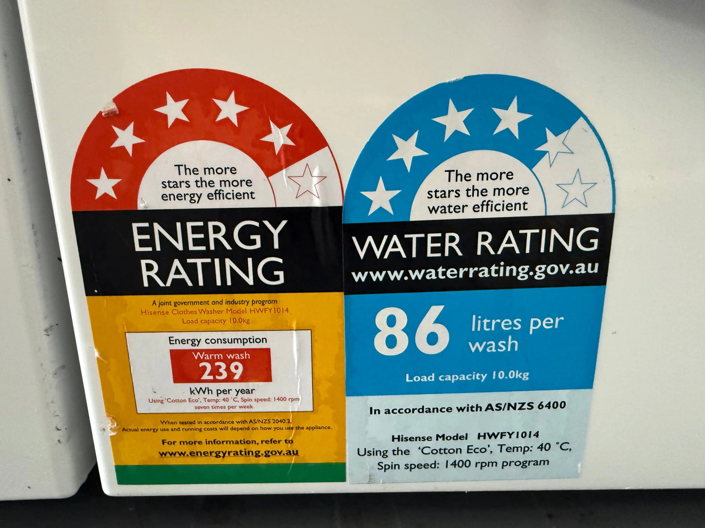 Hisense 10kg Front Load Washing Machine – Refurbished | HEFY1014 | MELBOURNE