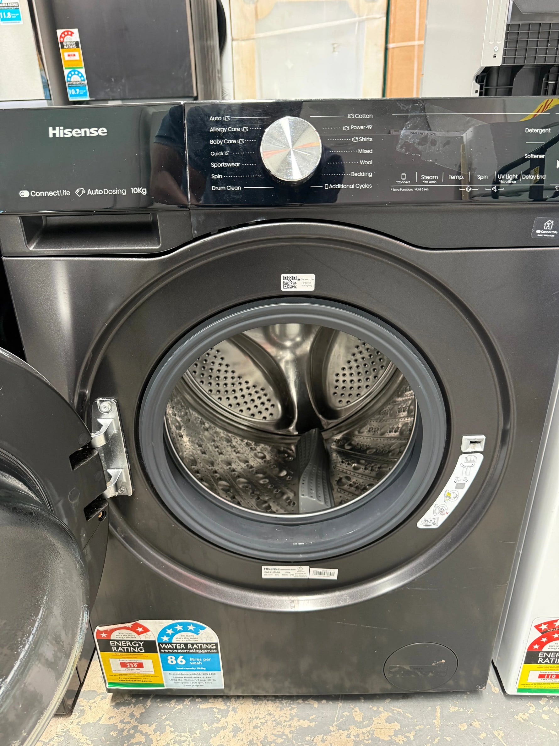 Hisense 10kg Front Load Washing Machine – Refurbished | HWFS1015AB | MELBOURNE