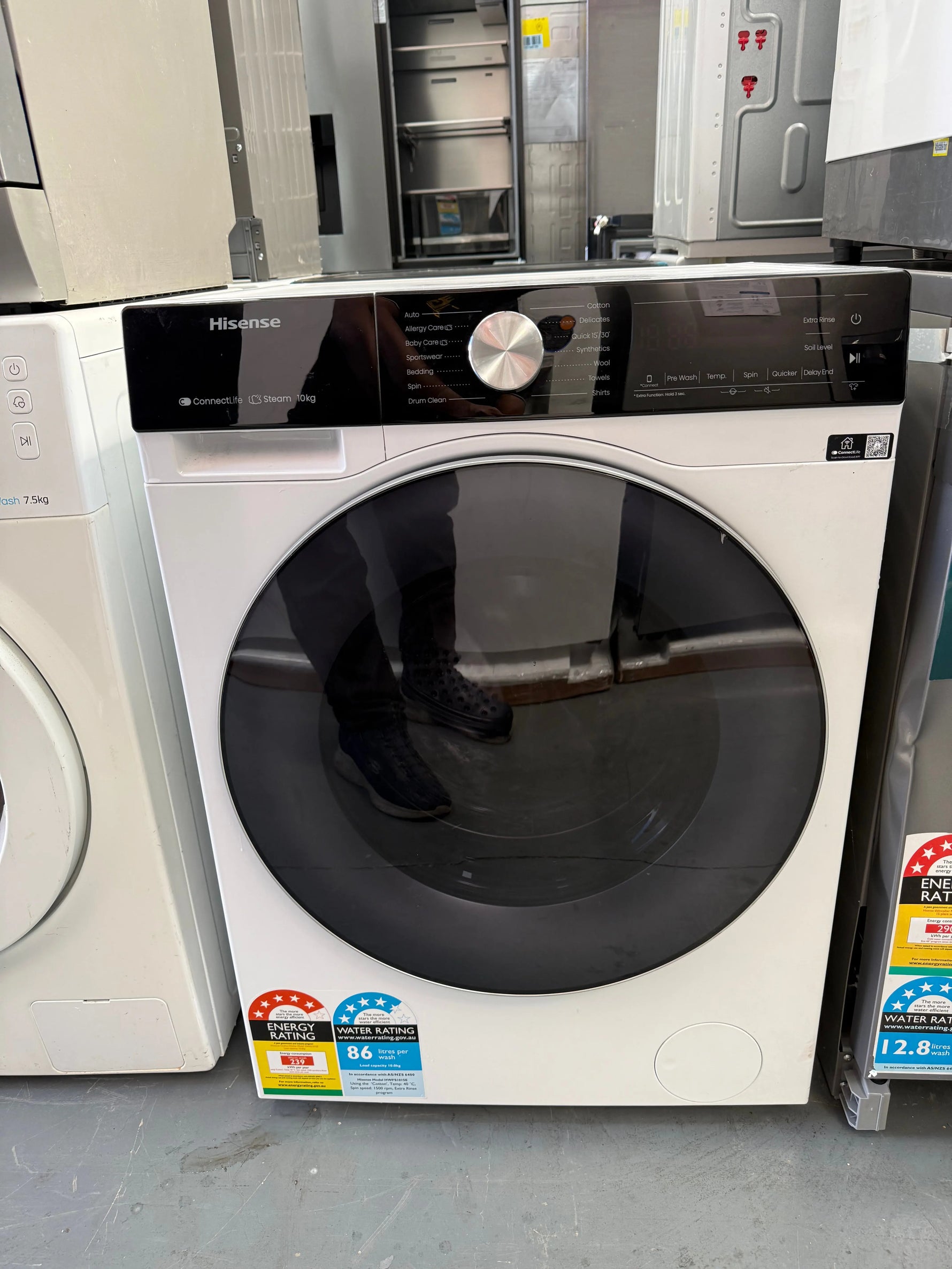 Hisense 10kg Front Load Washing Machine – Refurbished | HWFS1015E - Lucky white goods