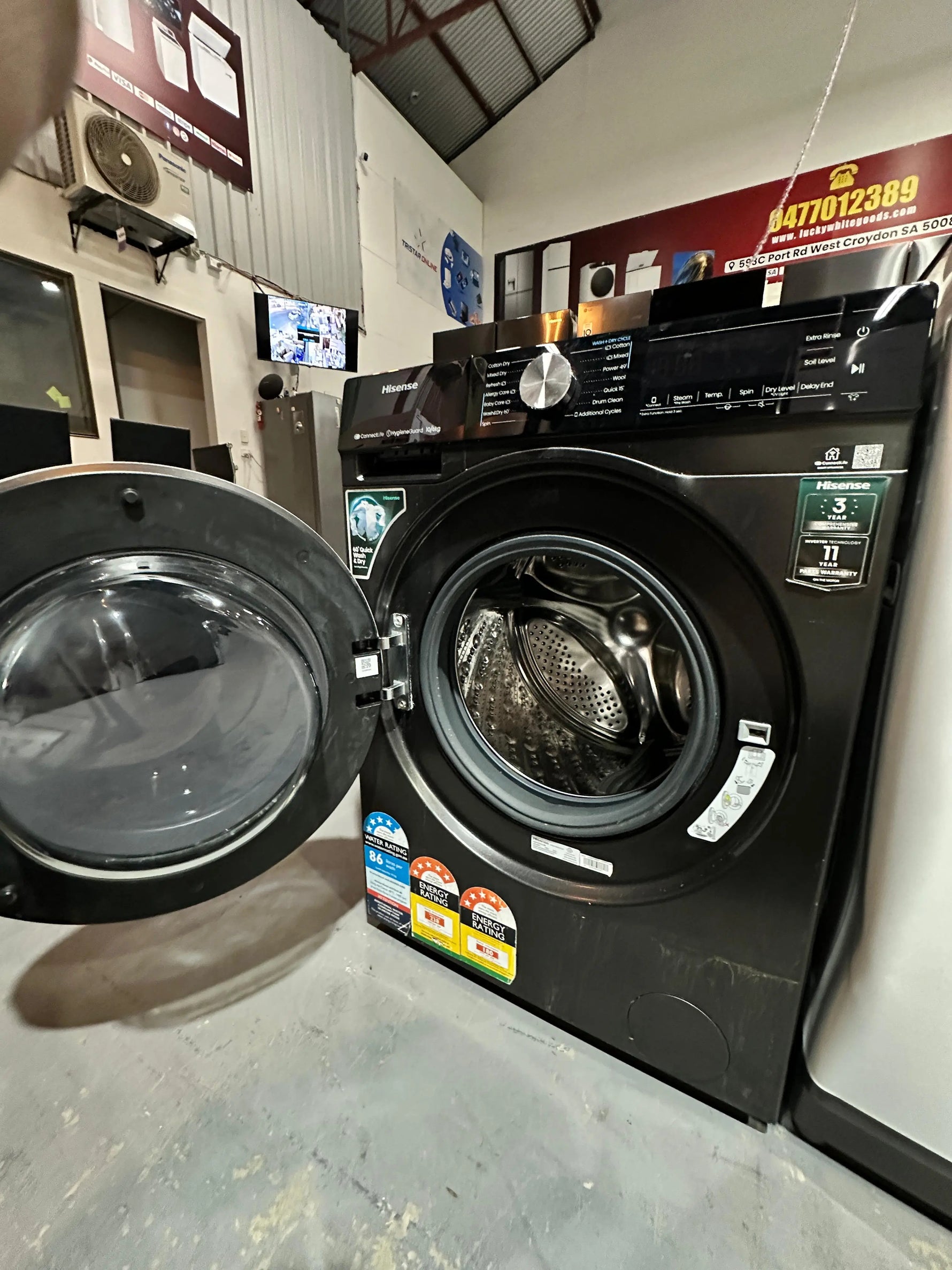 Hisense 10kg Washer / 6kg Dryer Combo – Washer Only, Refurbished | ADELAIDE