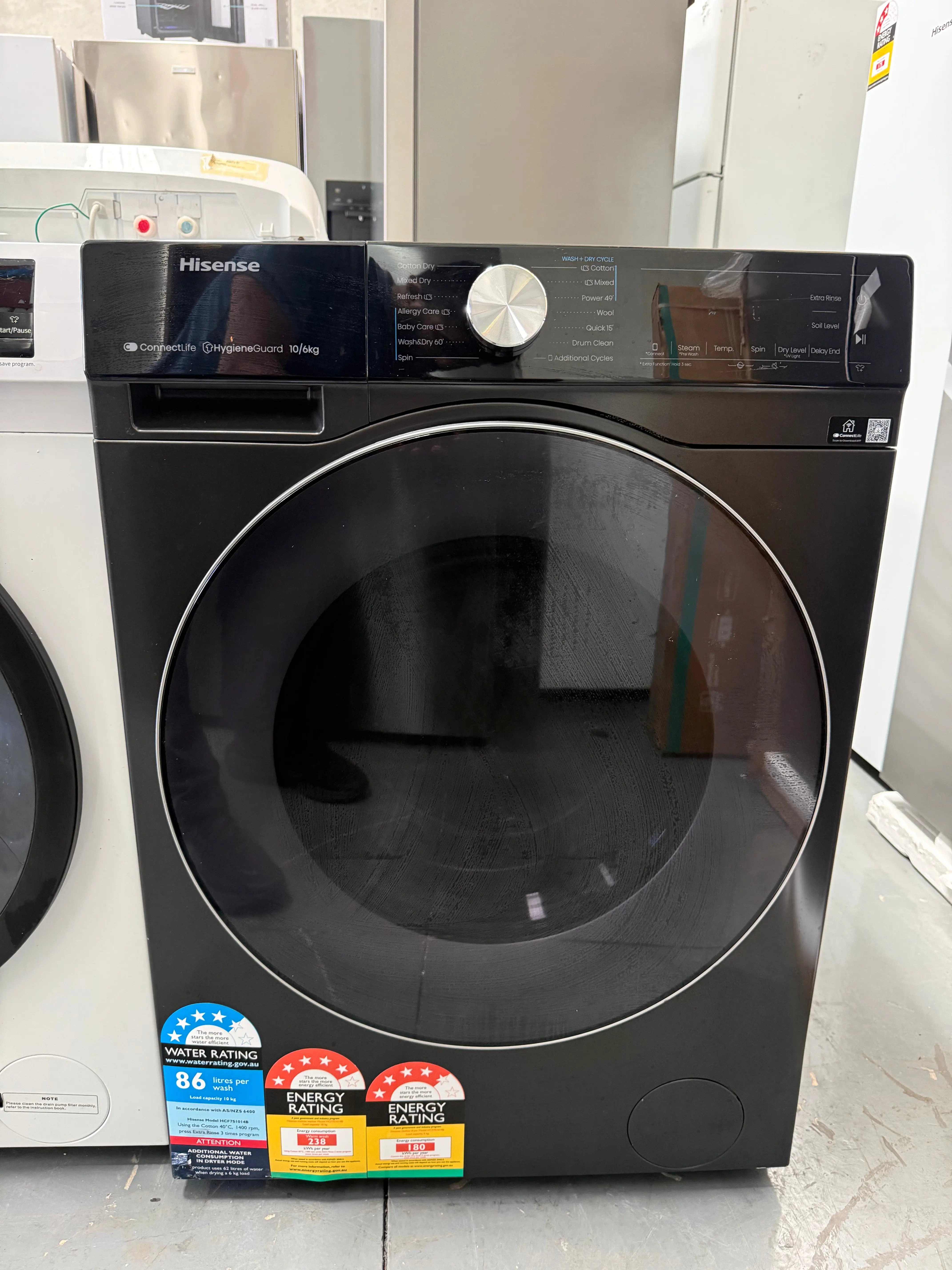 Hisense 10kg Washer & Dryer Combo – Refurbished | HCF7S1014B | MELBOURNE