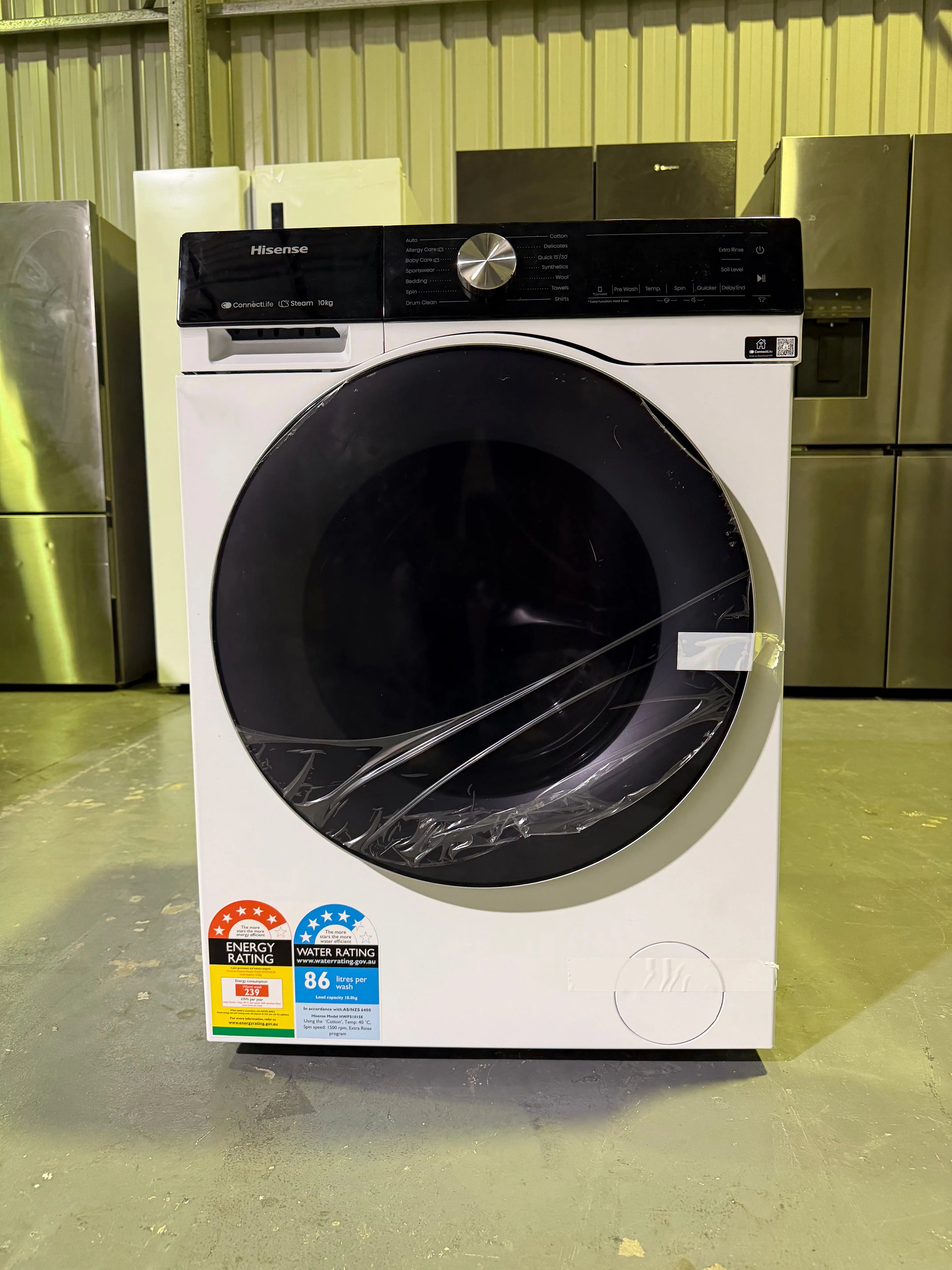 Hisense 10kg  Washer – factory seconds | BRISBANE