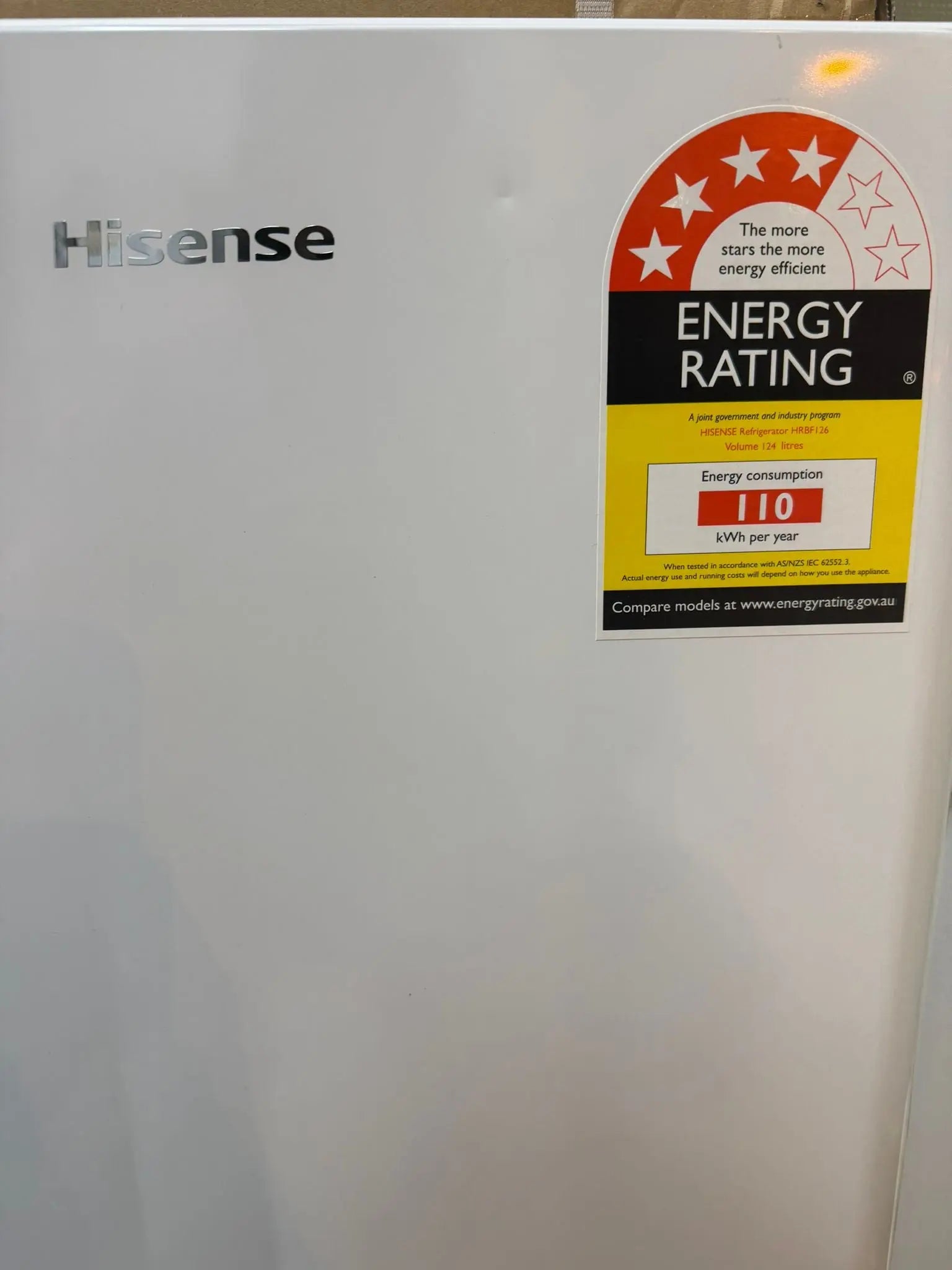 Hisense 124L Bar Fridge – HRBF126 | Factory Seconds