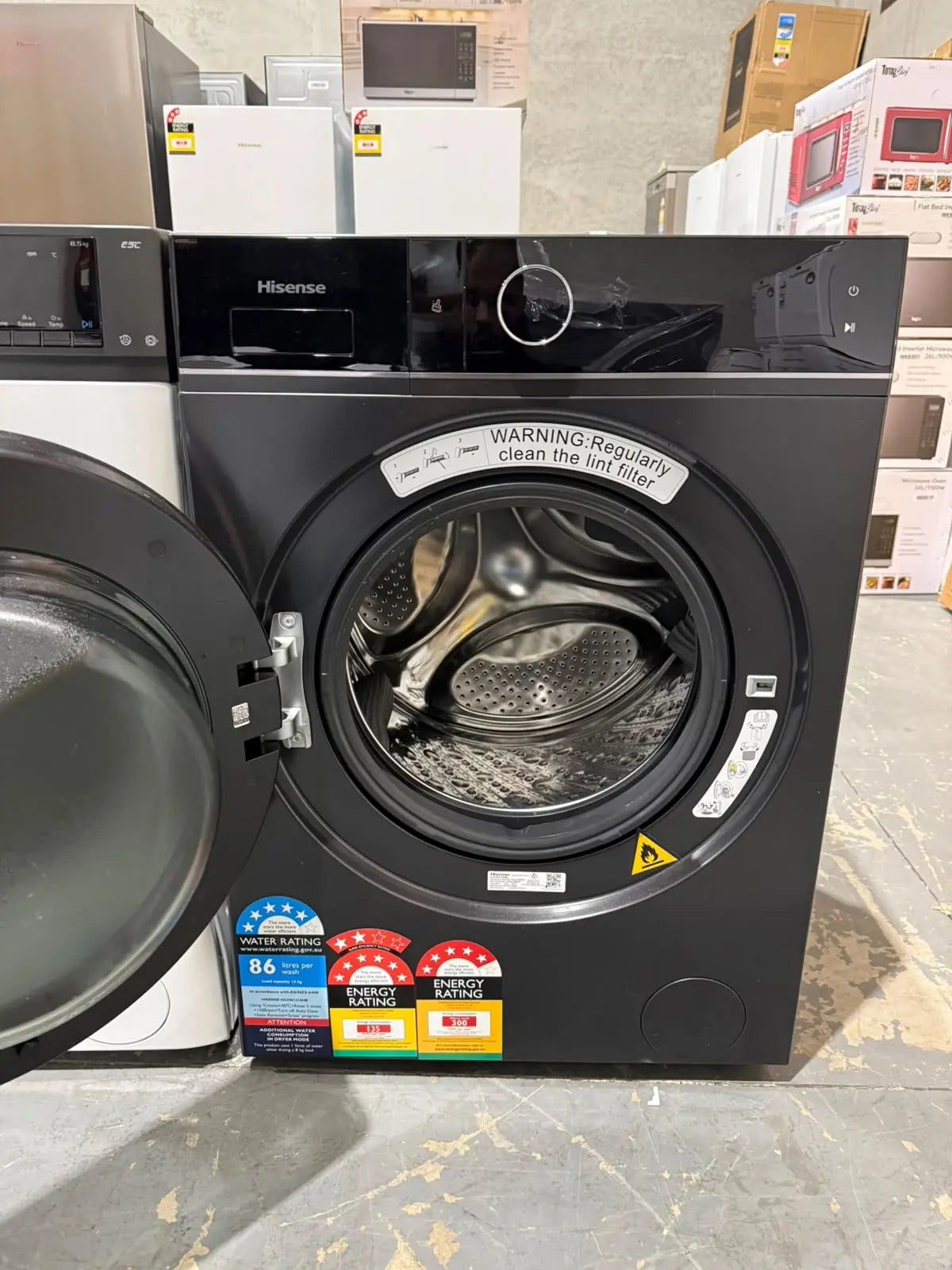 Hisense 12kg/8kg Heat Pump Washer Dryer – Near New | MELBOURNE