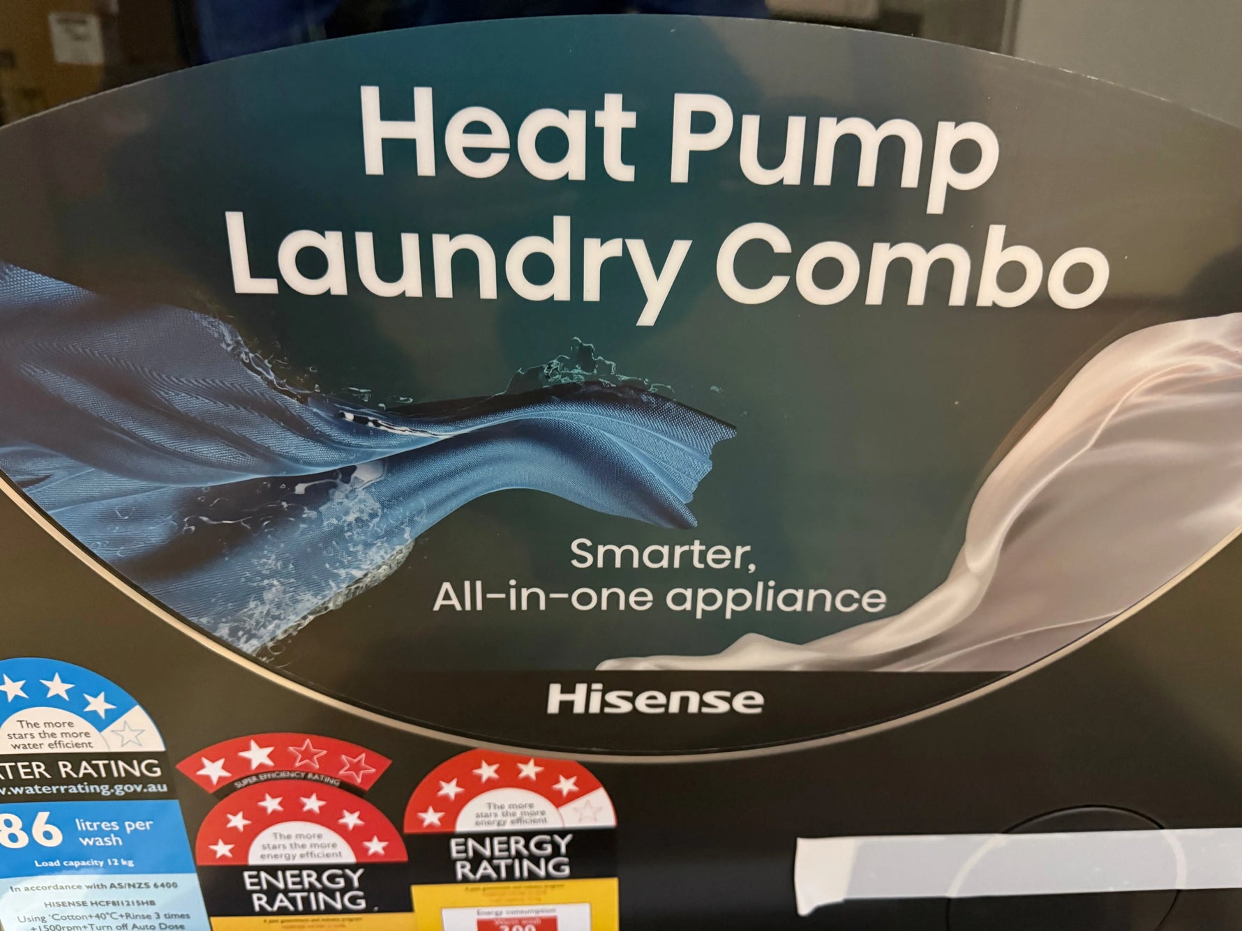 Hisense 12kg/8kg Washer Dryer Combo HCF8I1215HB – Factory Seconds | MELBOURNE
