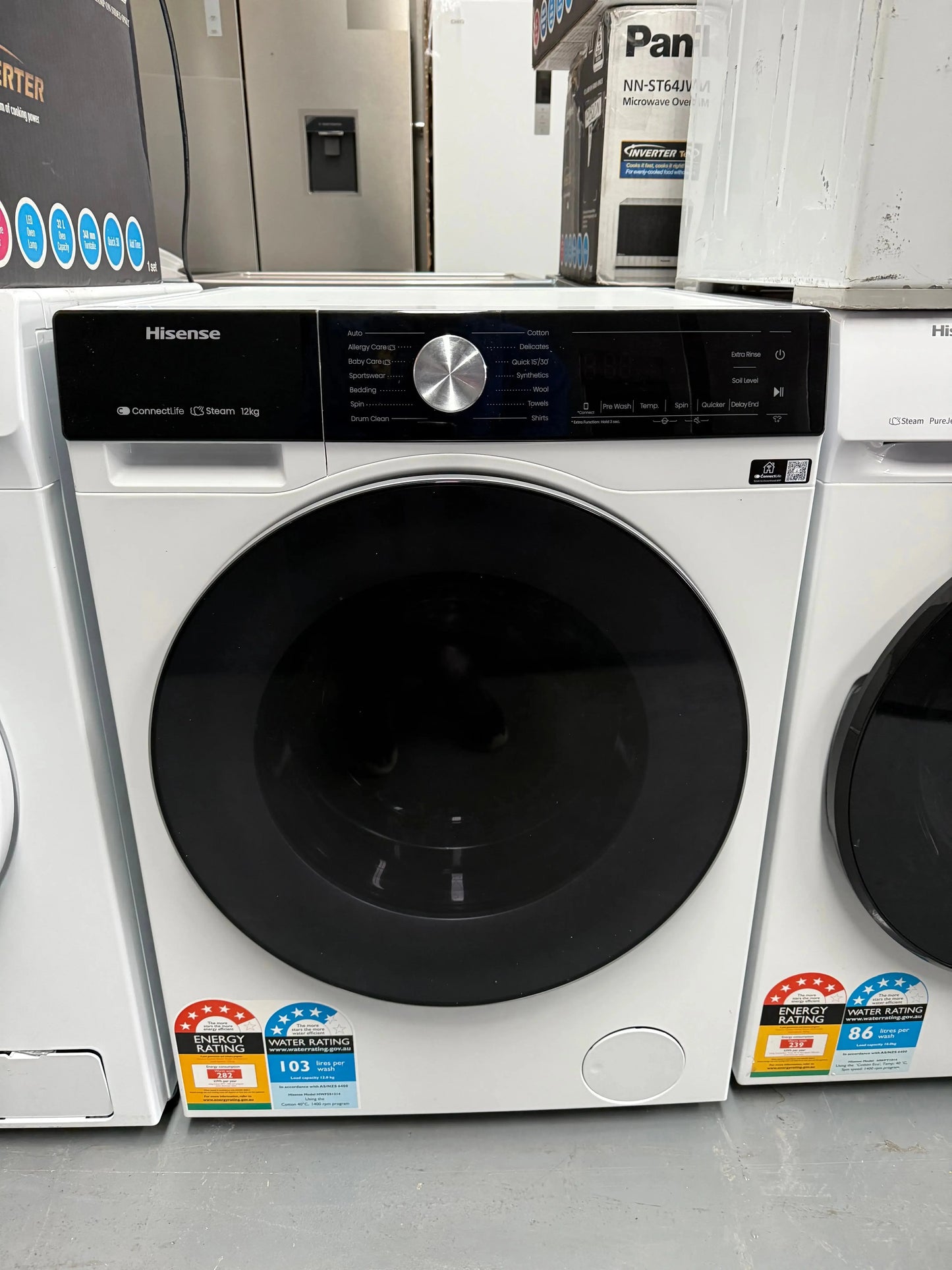 Hisense 12kg Front Load Washing Machine – Near to New Condition | HWF5S1214 | MELBOURNE