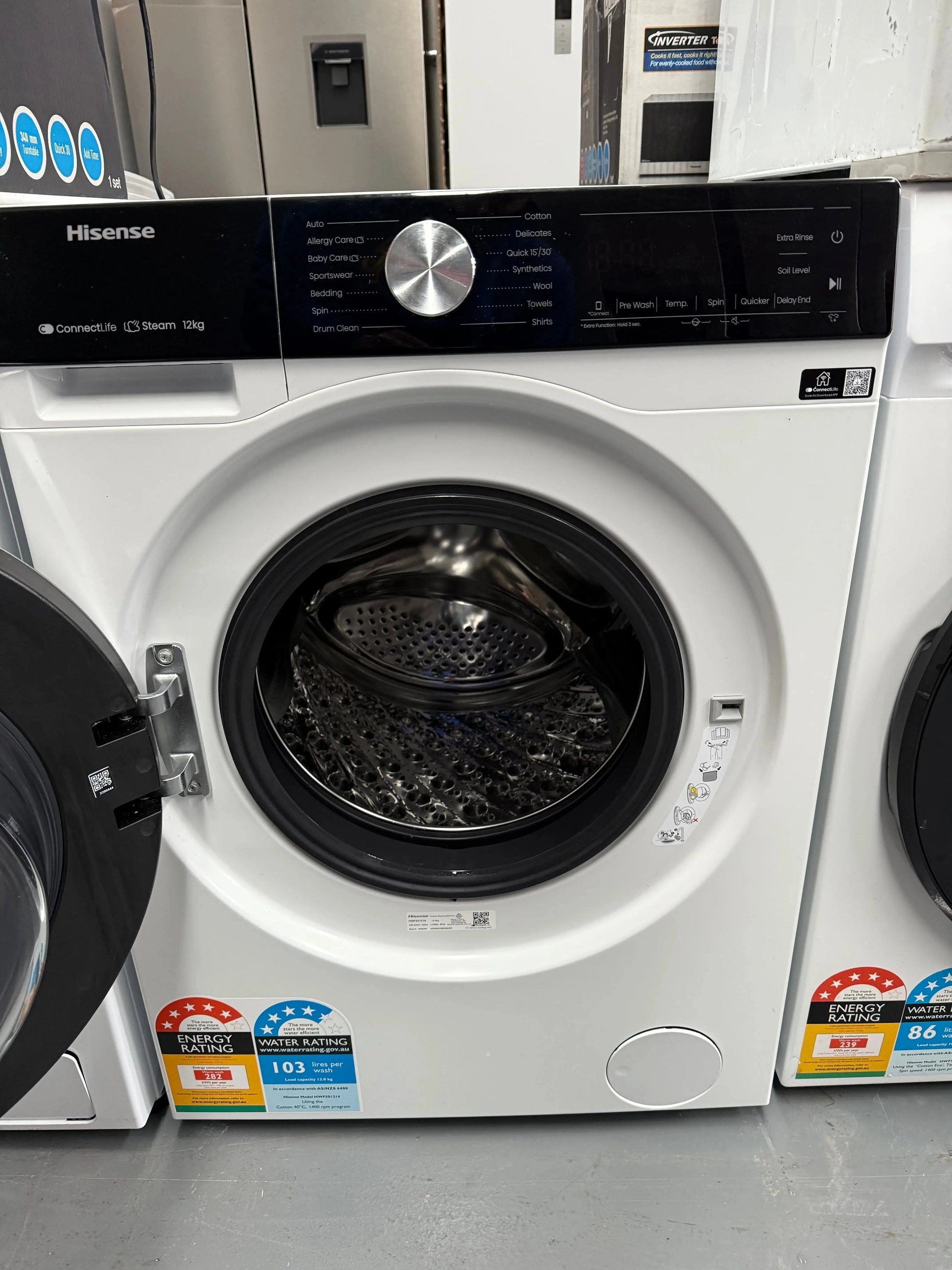 Hisense 12kg Front Load Washing Machine – Near to New Condition | HWF5S1214 | MELBOURNE