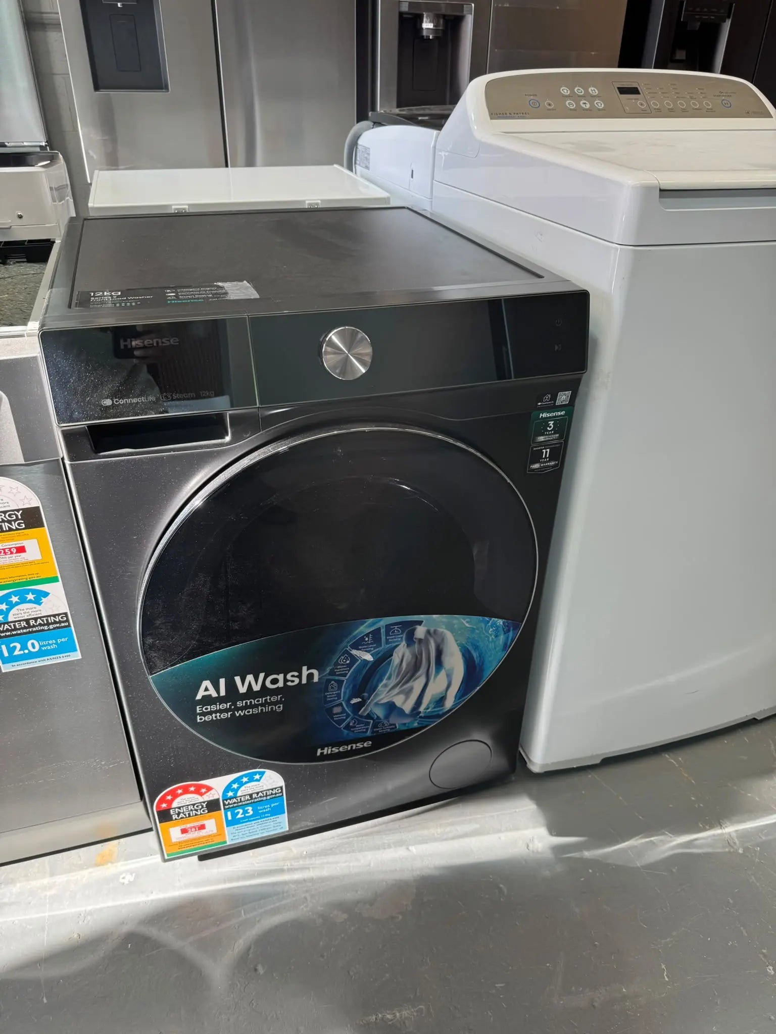 Hisense 12kg Series 9S Front Load Washing Machine | SYDNEY