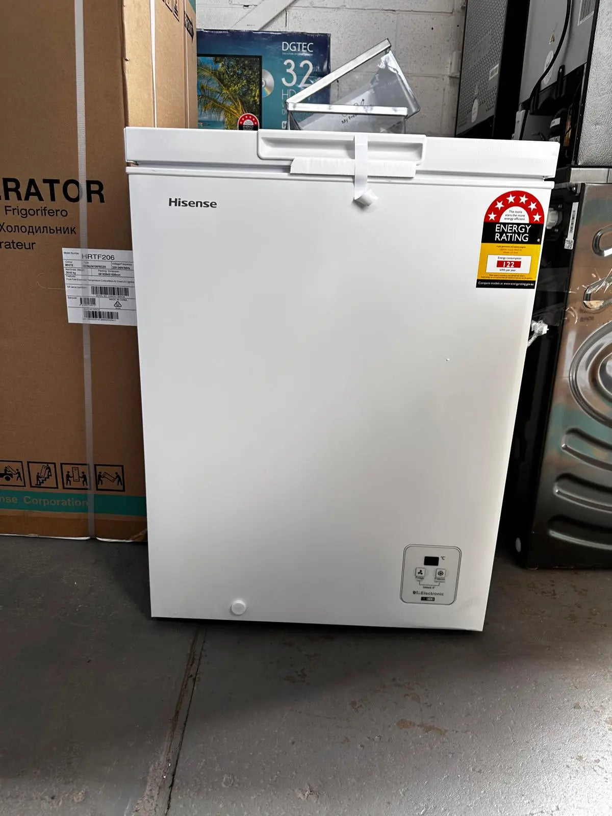 Hisense 145L Hybrid Chest Freezer – Factory Second – Eco Vision | ADELAIDE