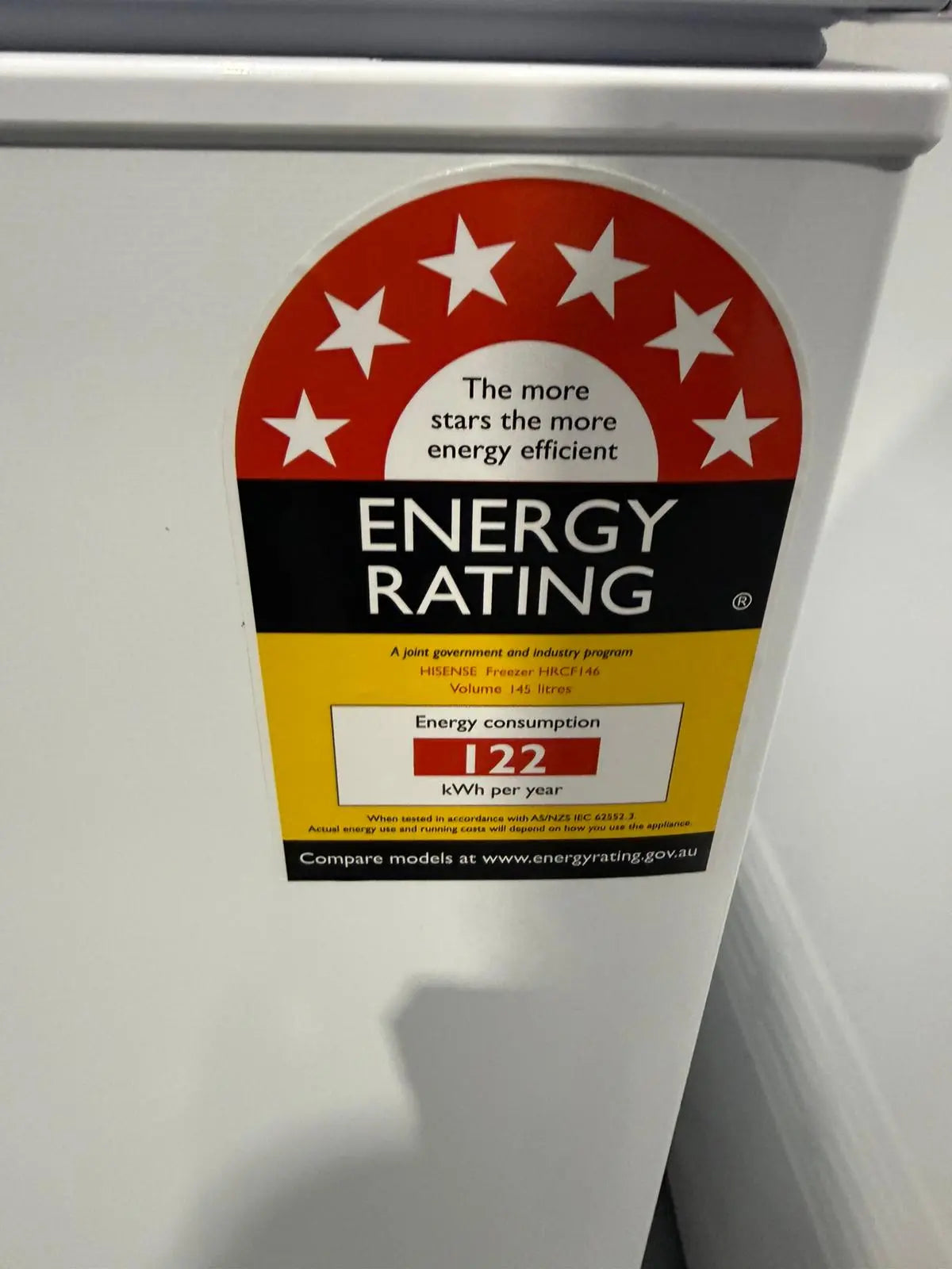Hisense 145L Hybrid Chest Freezer – Factory Seconds