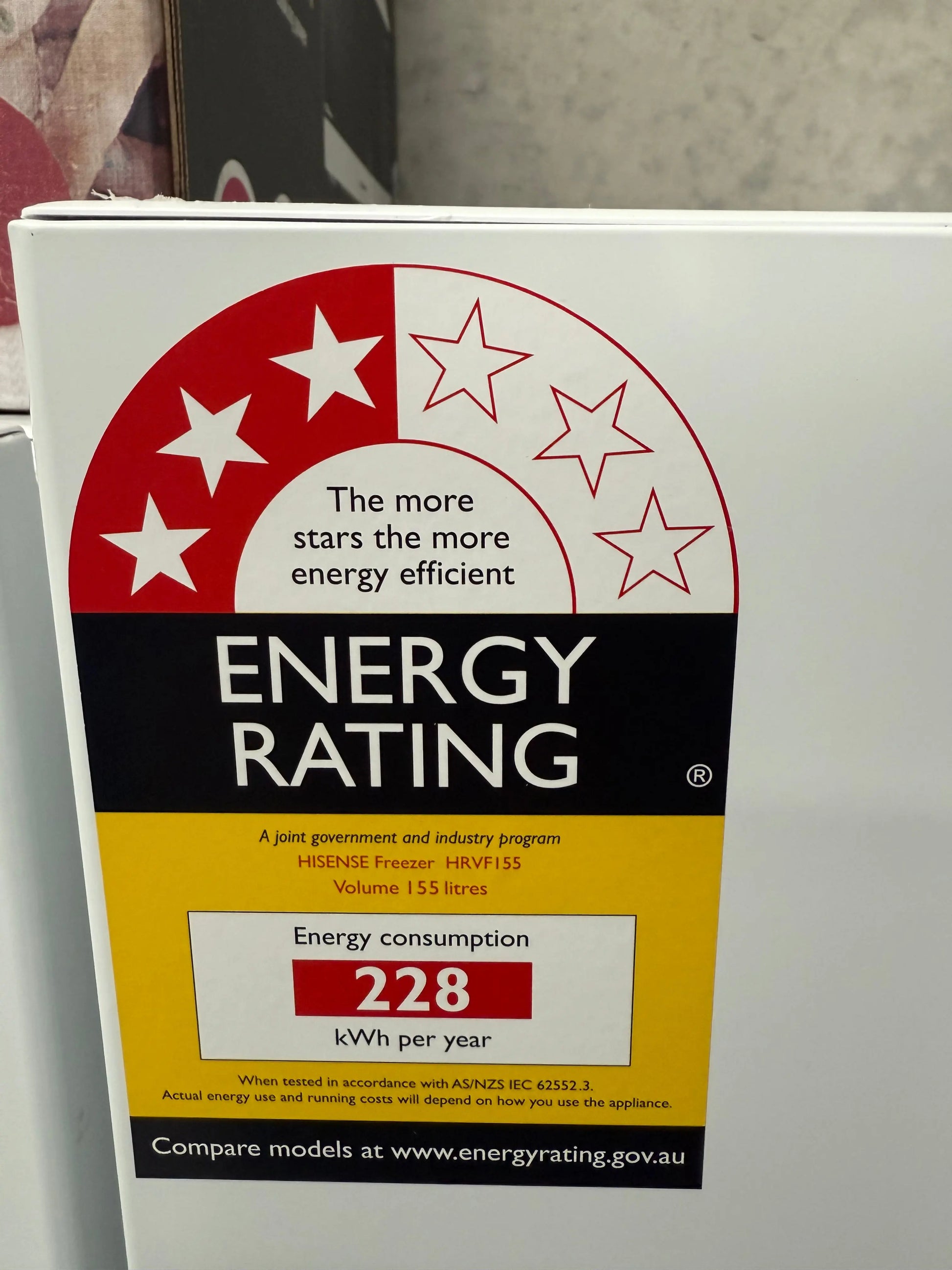 Hisense 155L Upright Freezer – Factory Seconds | HRVF155 | MELBOURNE