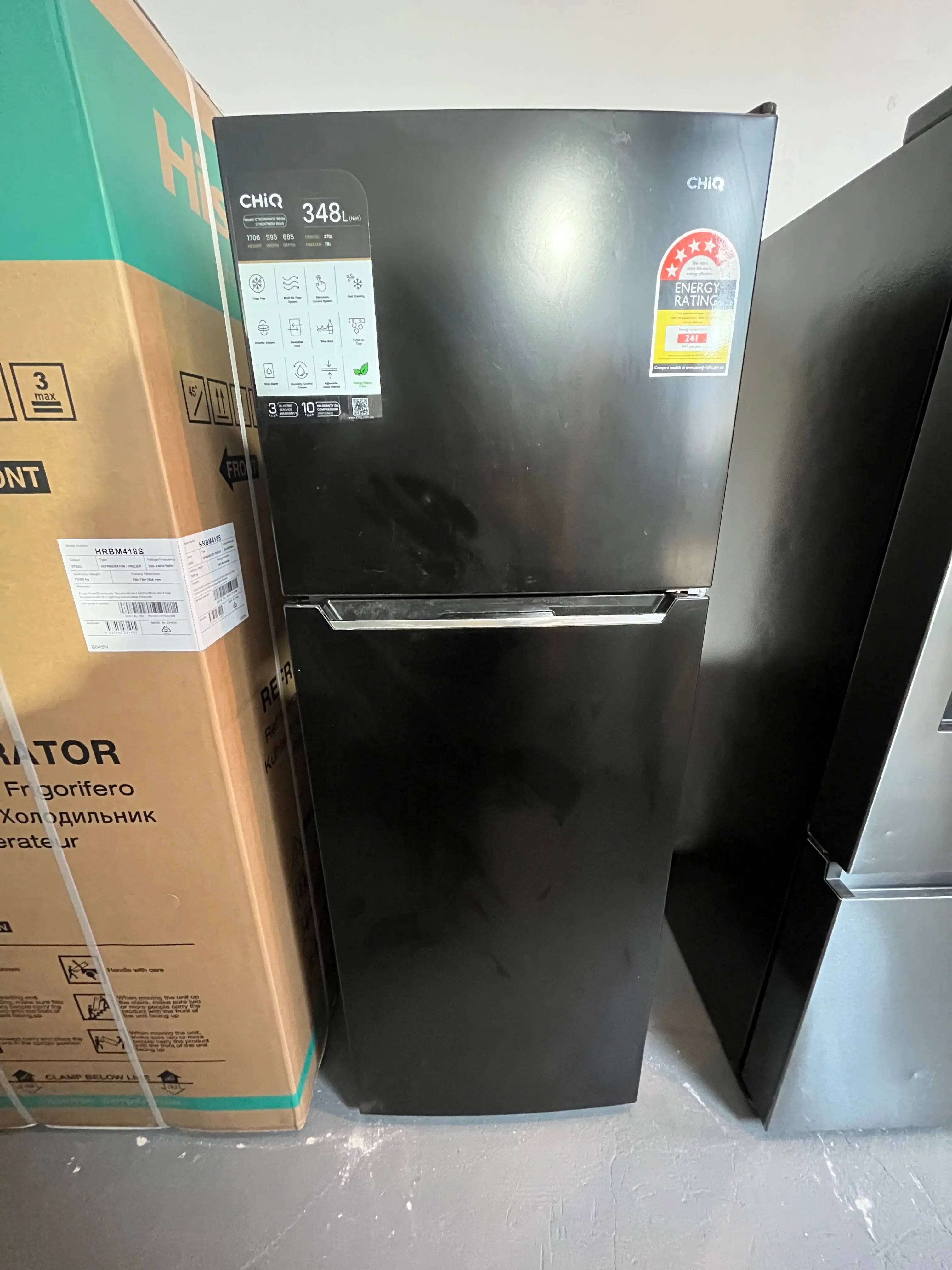 Hisense 155L Vertical Freezer – Factory Seconds | HRVF155 | MELBOURNE
