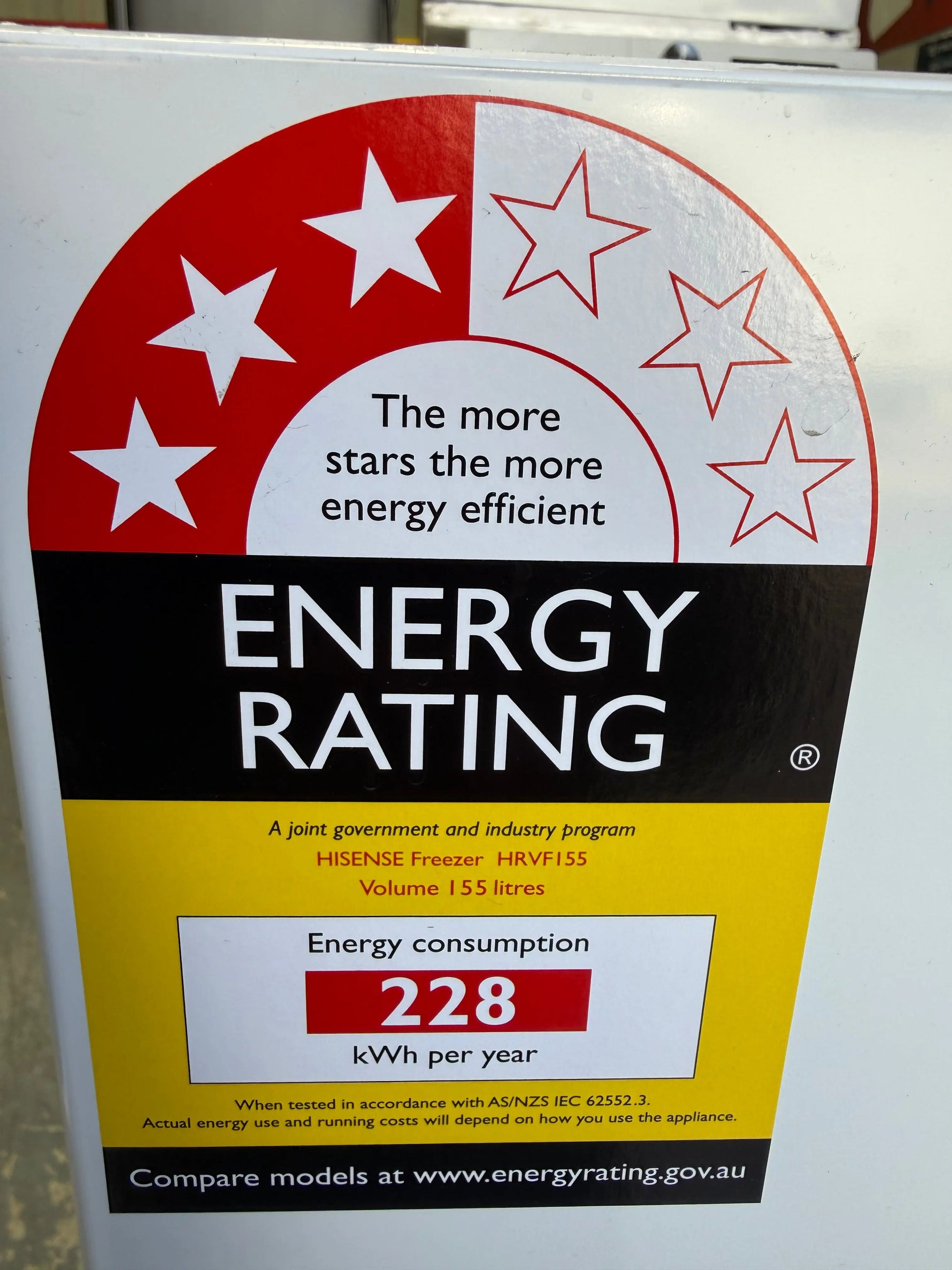 Hisense 155L Vertical Freezer – Factory Seconds | HRVF155 | MELBOURNE