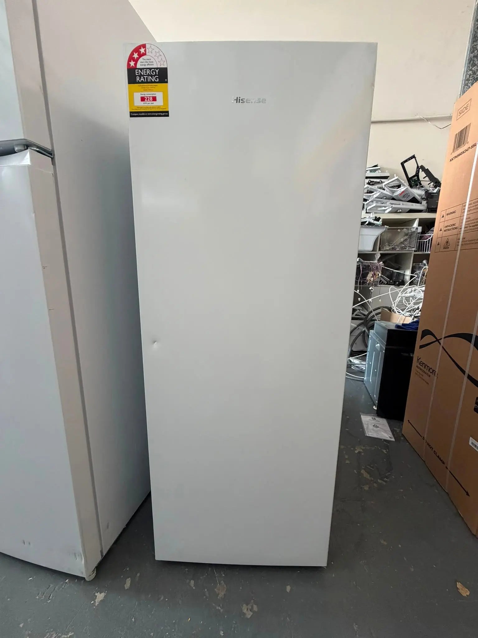 Hisense 155L Vertical Freezer – Refurbished