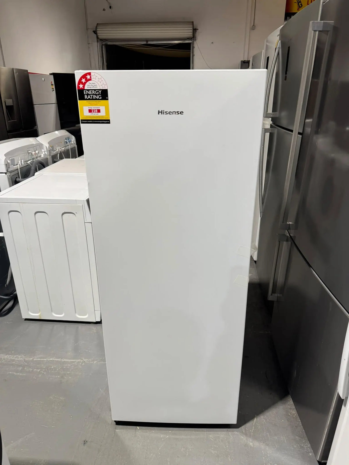 Hisense 155L Vertical Upright Freezer – Factory Second | PERTH