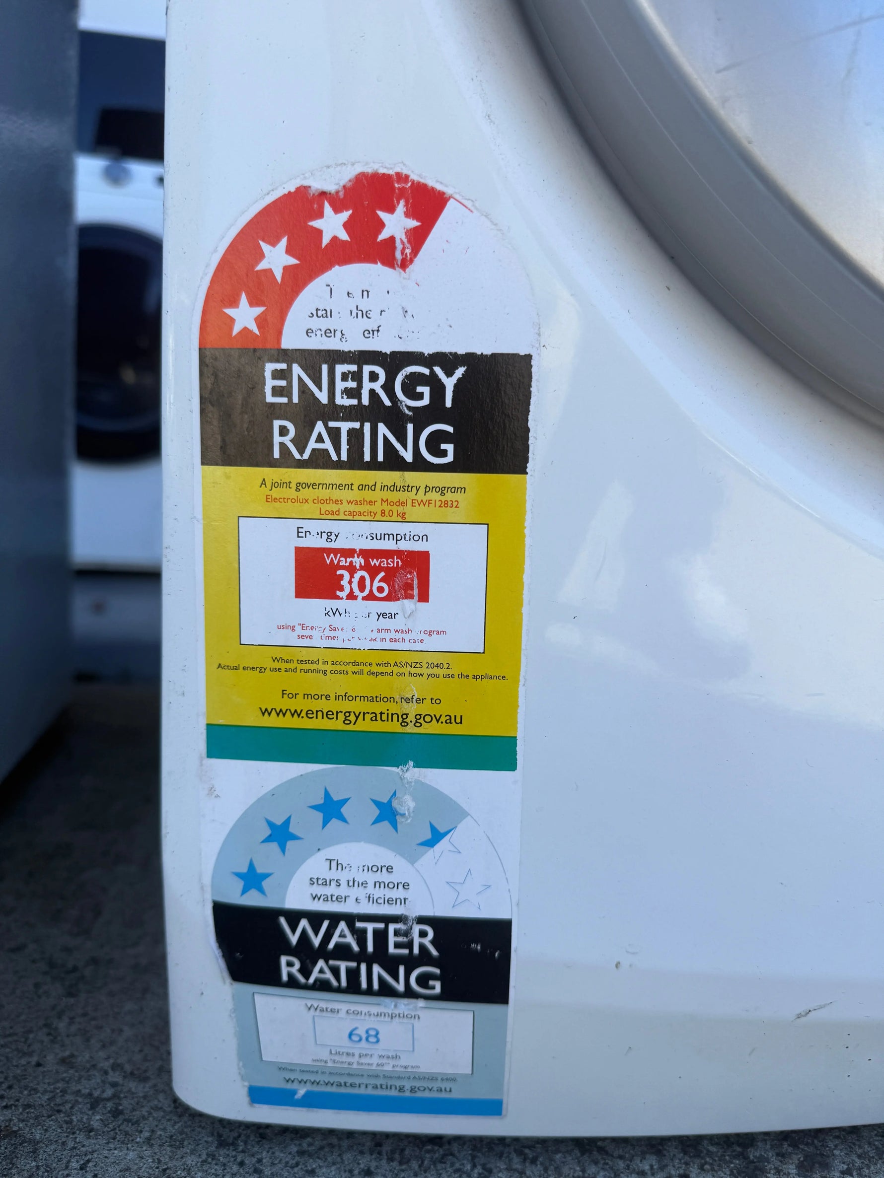 Hisense 205L Fridge Freezer & Electrolux 8  kg washer Combo (refurbished) | BRISBANE