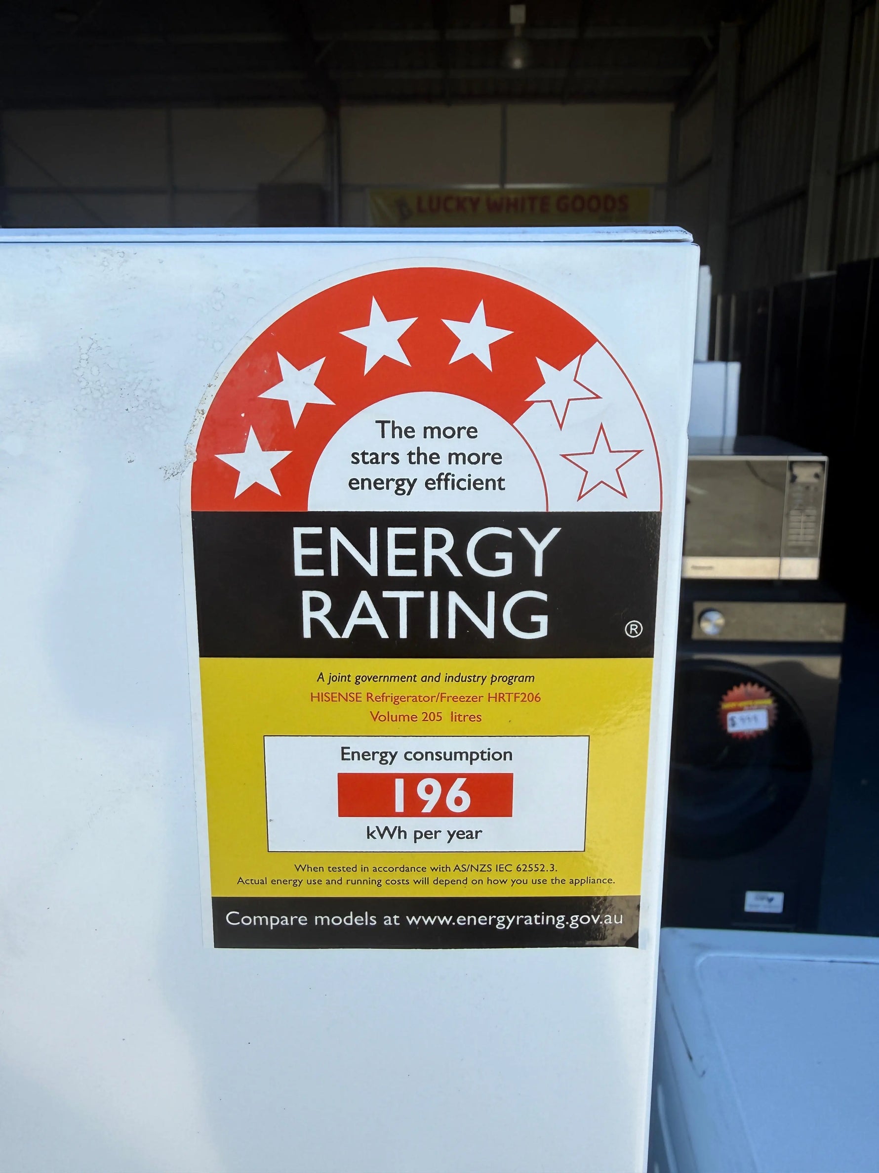 Hisense 205L Fridge Freezer & Electrolux 8  kg washer Combo (refurbished) | BRISBANE