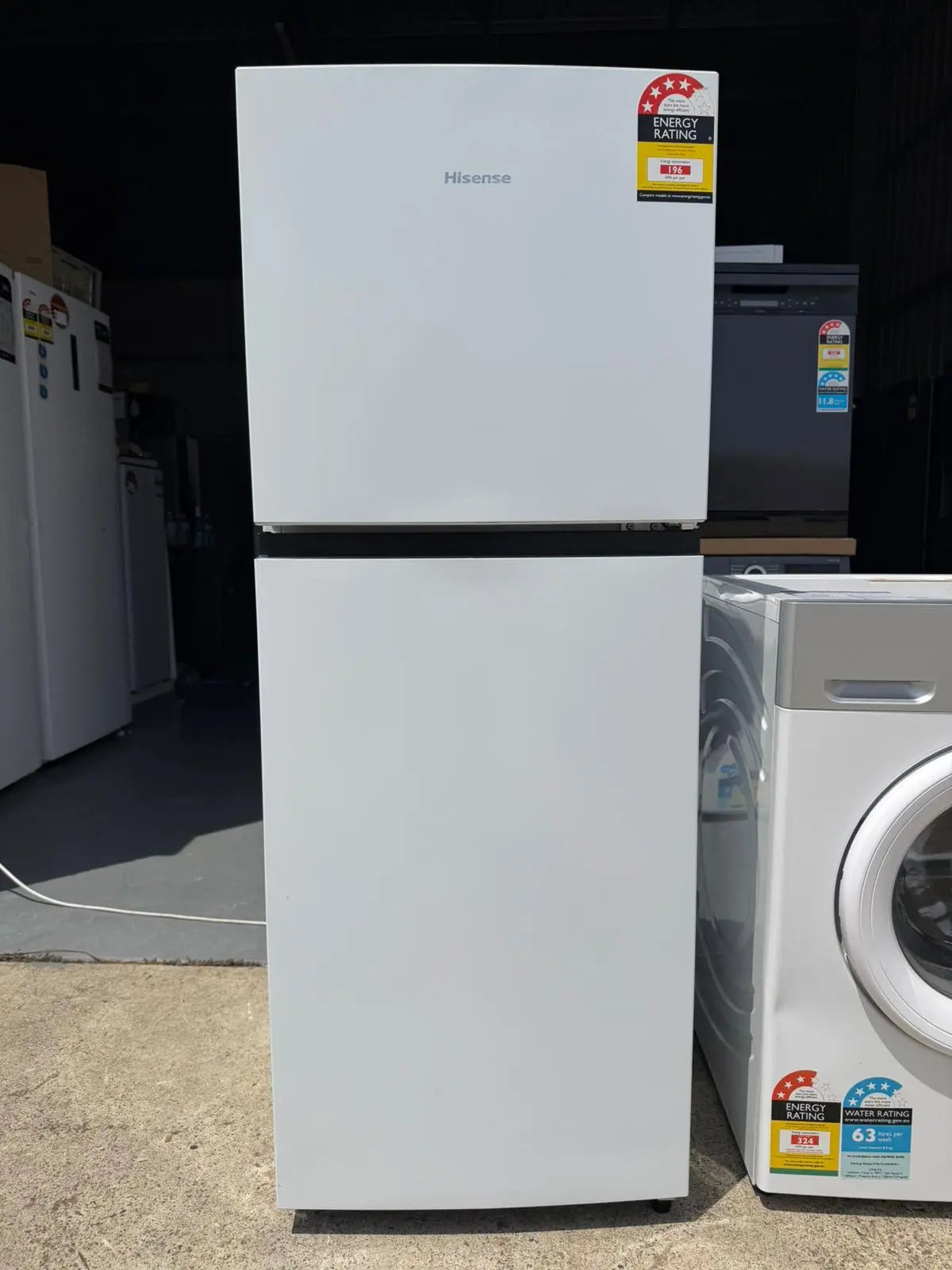 Hisense 205L Fridge & Stirling 8kg Washing Machine Combo – Refurbished | BRISBANE