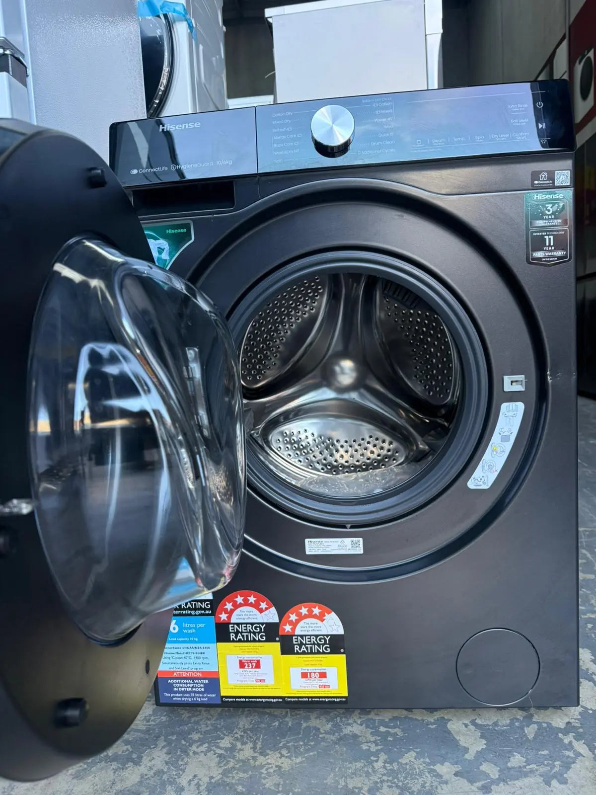 Hisense 205L Top Mount Fridge Freezer (Refurbished) + Hisense 10kg/6kg Washer Dryer Combo (Factory Seconds) – Combo Deal | MELBOURNE