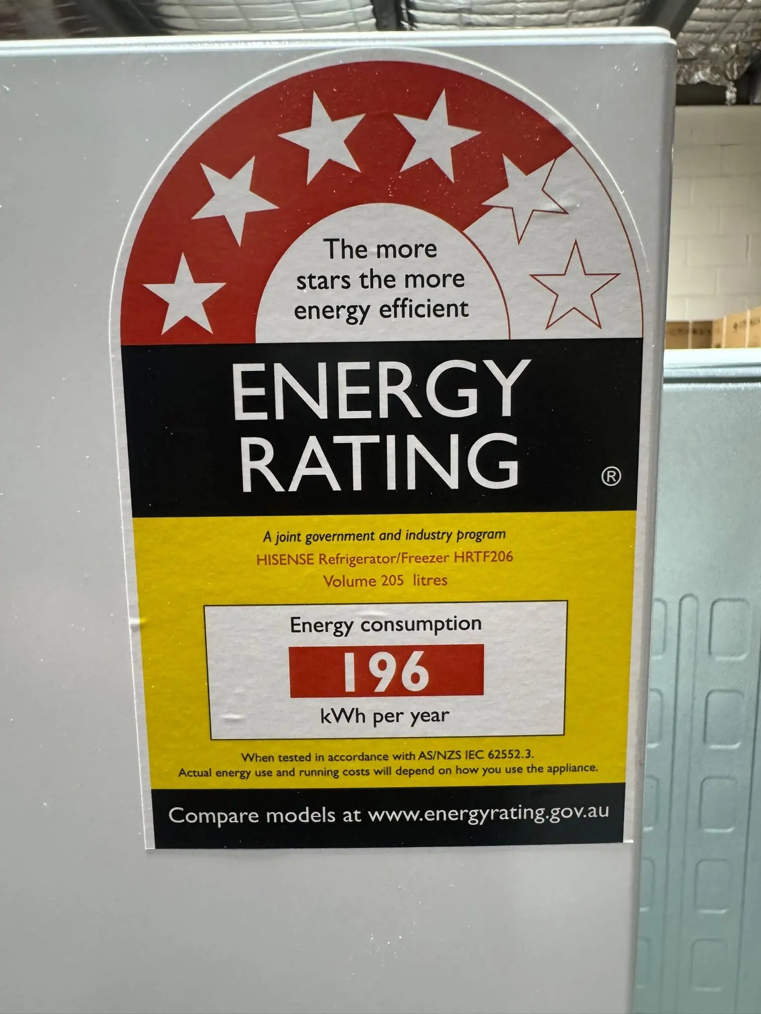 Hisense 205L Top Mount Refrigerator – Factory Second | SYDNEY