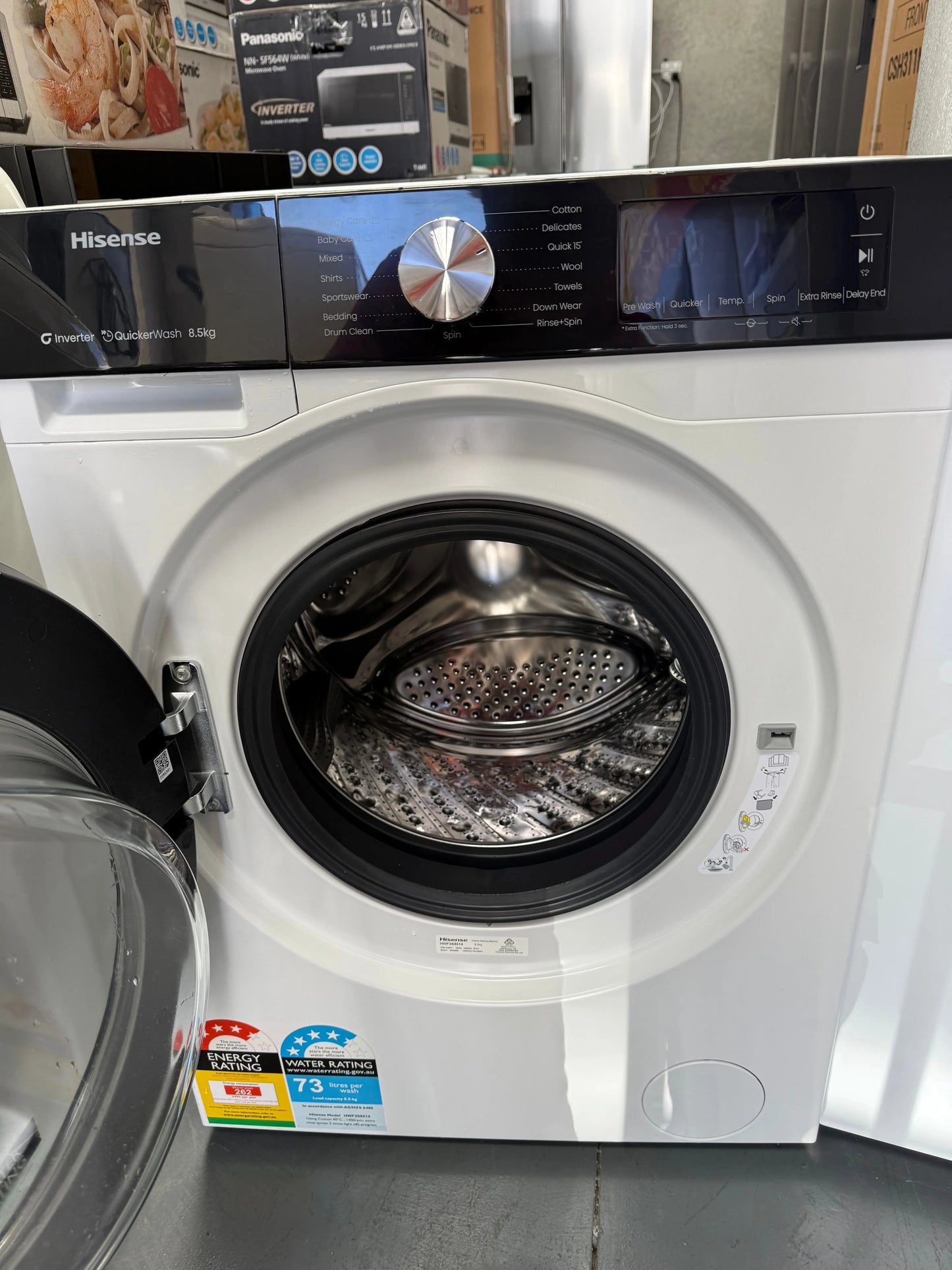 Hisense 206 L Top-Mount Fridge + 8.5 kg Front Load Washer – Factory Seconds | MELBOURNE