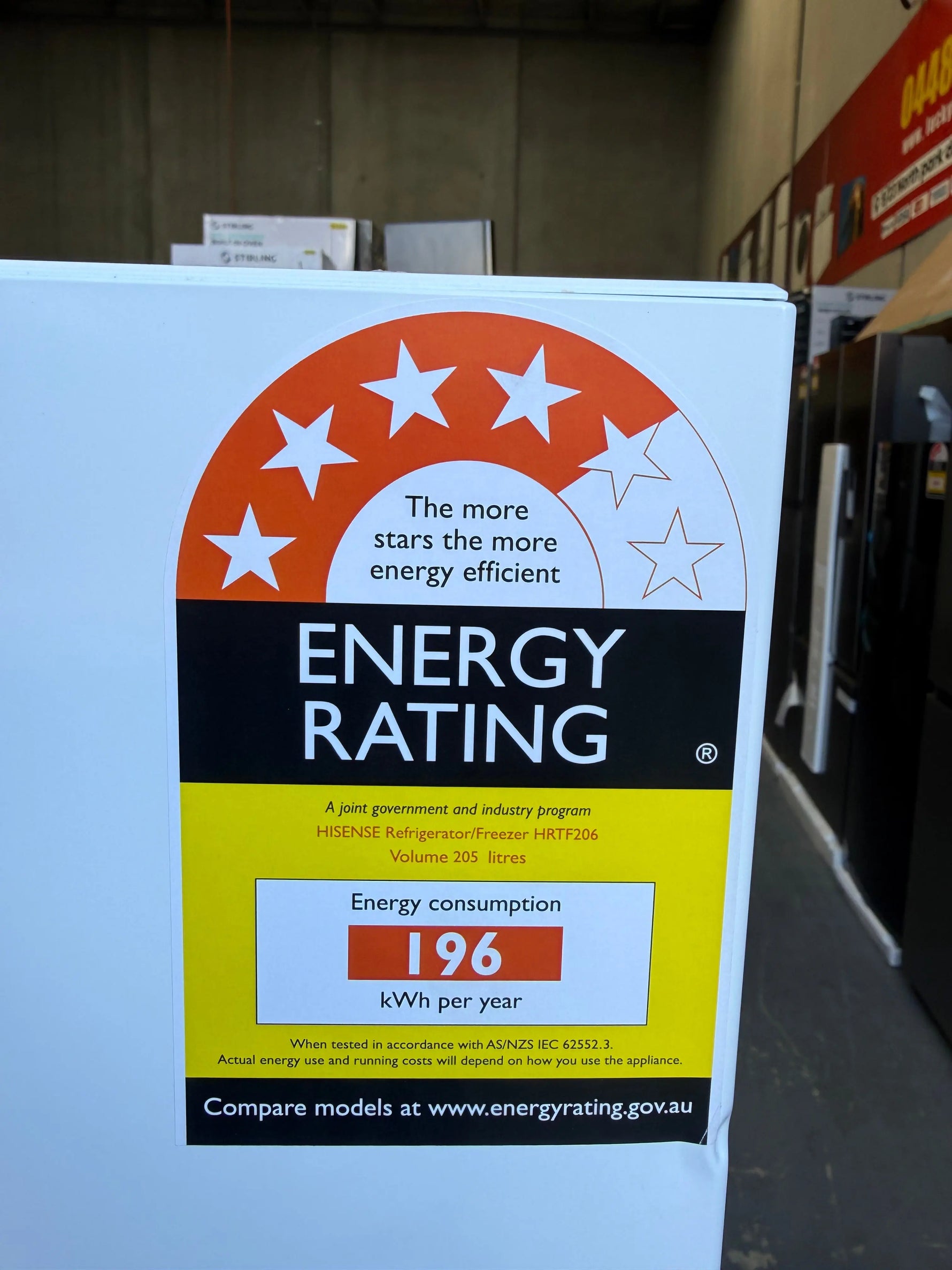 Hisense 206L Top Mount Fridge HRTF206 – Factory Seconds | MELBOURNE