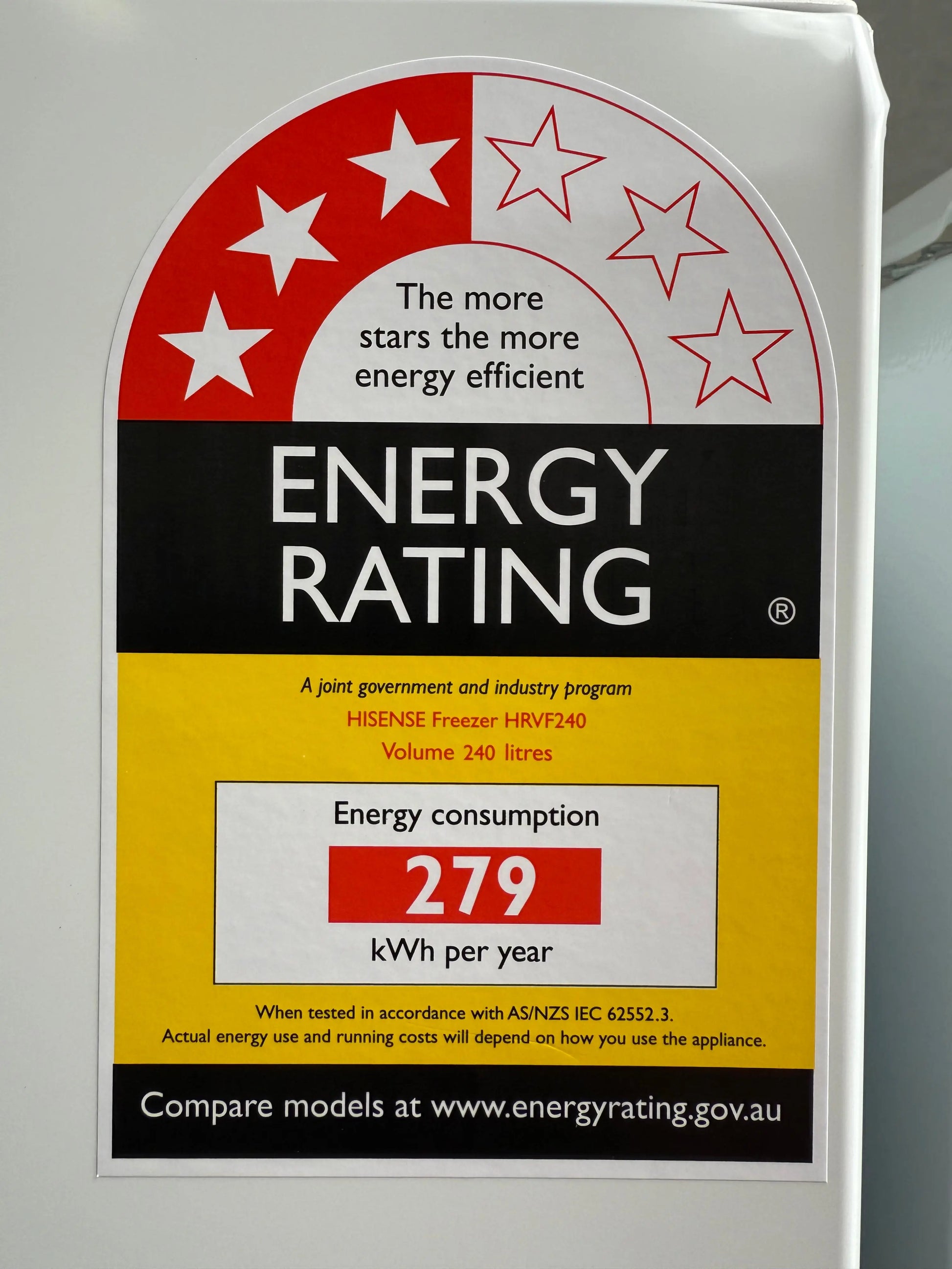 Hisense 240L Upright Freezer – Factory Seconds | HRVF240 | MELBOURNE