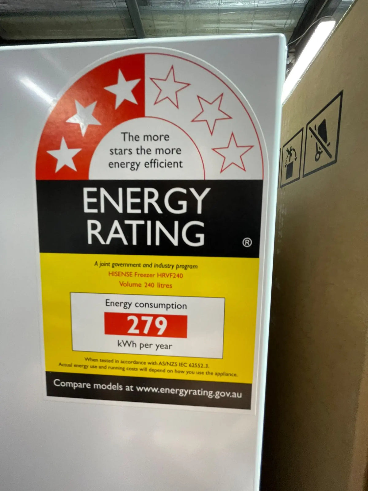 Hisense 240L Upright Freezer – Refurbished | SYDNEY